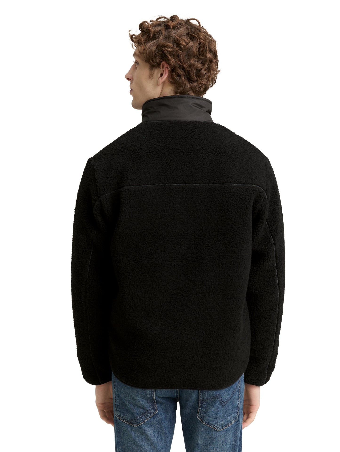 Teddyjacke mit Stehkragen