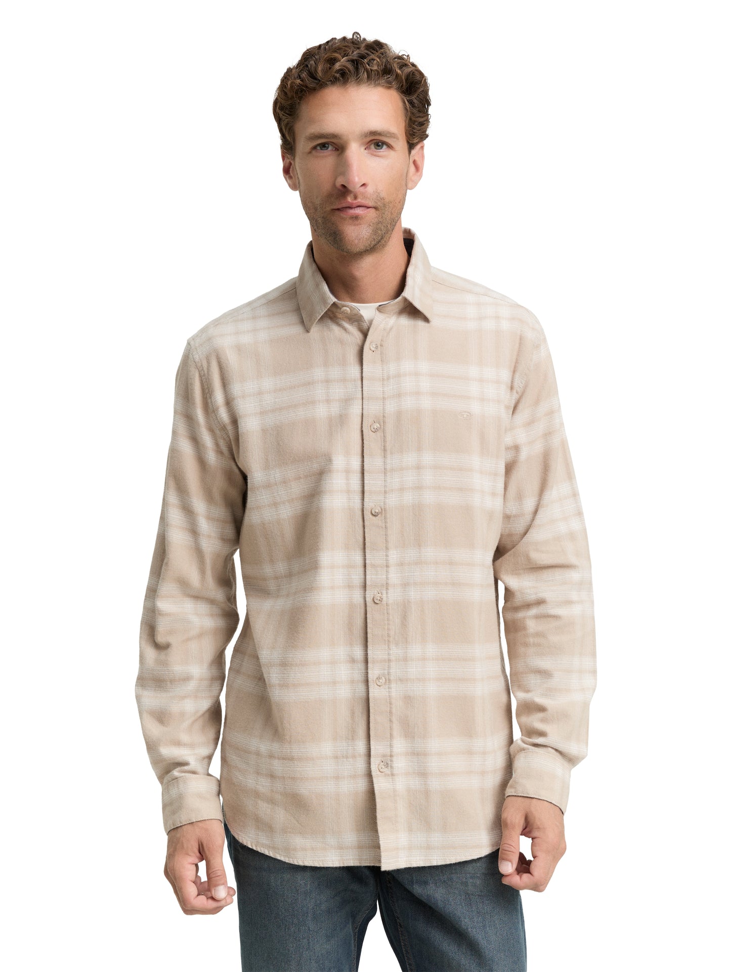 Regular Fit Hemd mit Logo-Stickerei