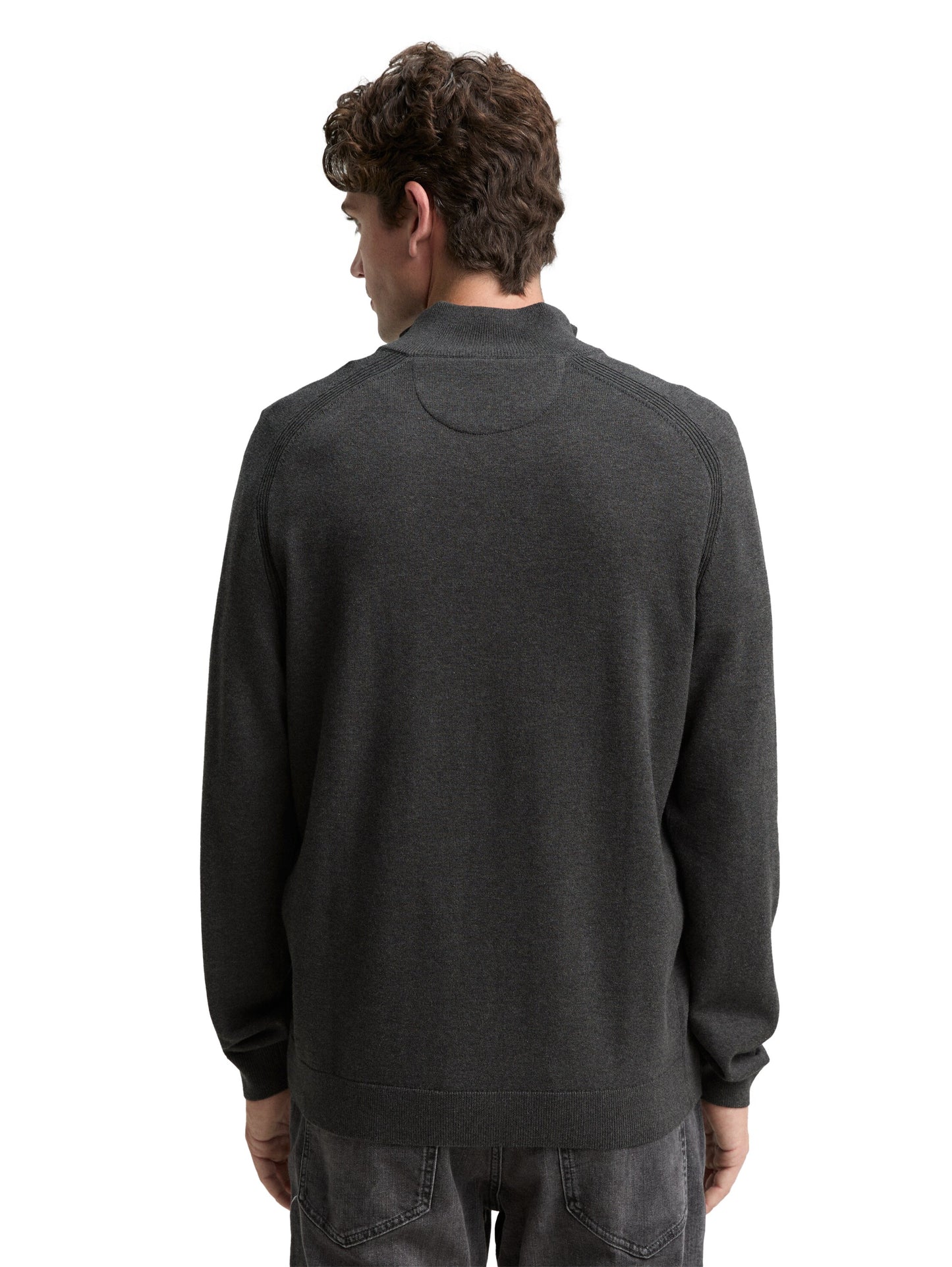 Troyer Strickpullover mit Logo-Stickerei