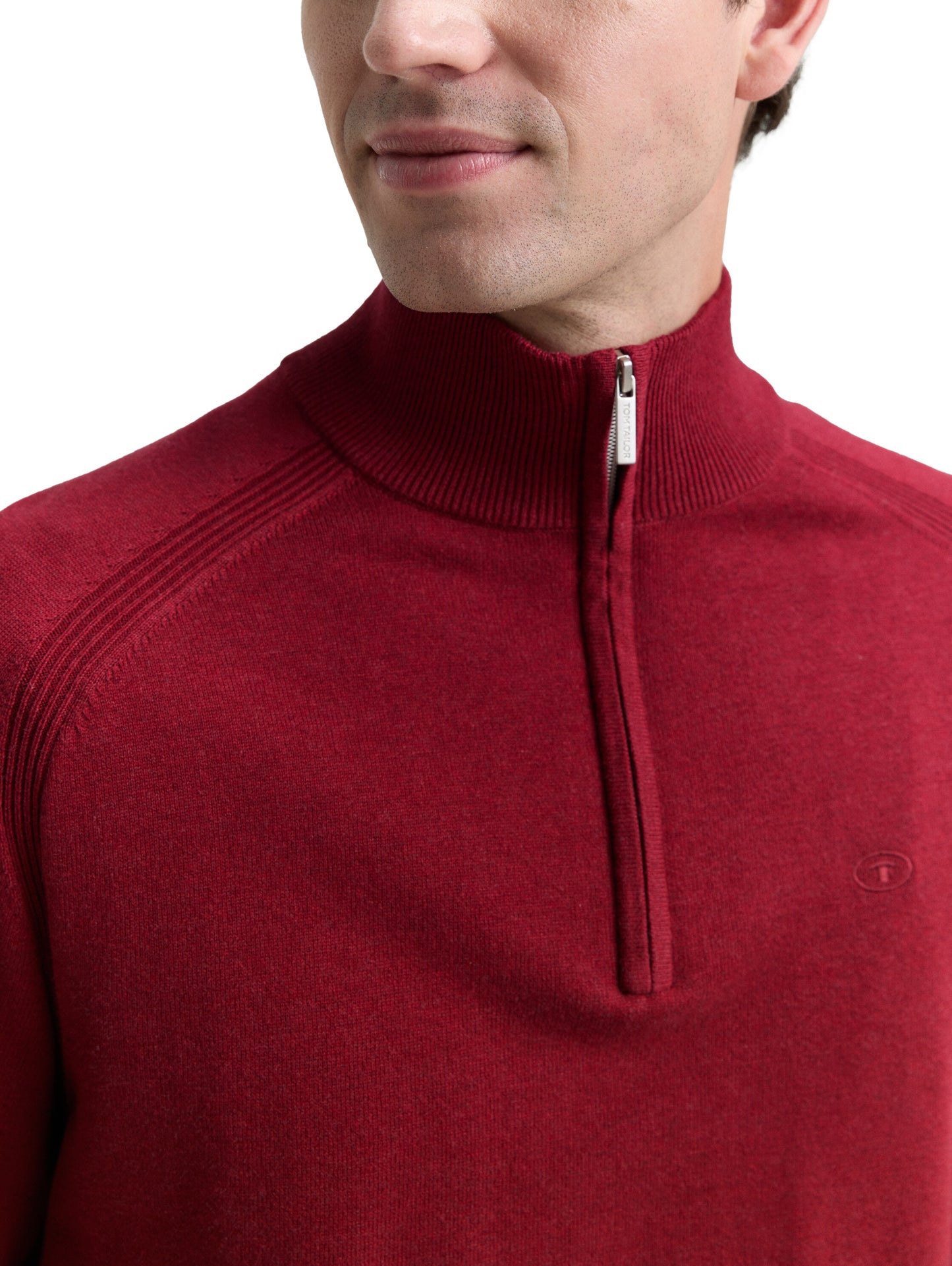 Troyer Strickpullover mit Logo-Stickerei