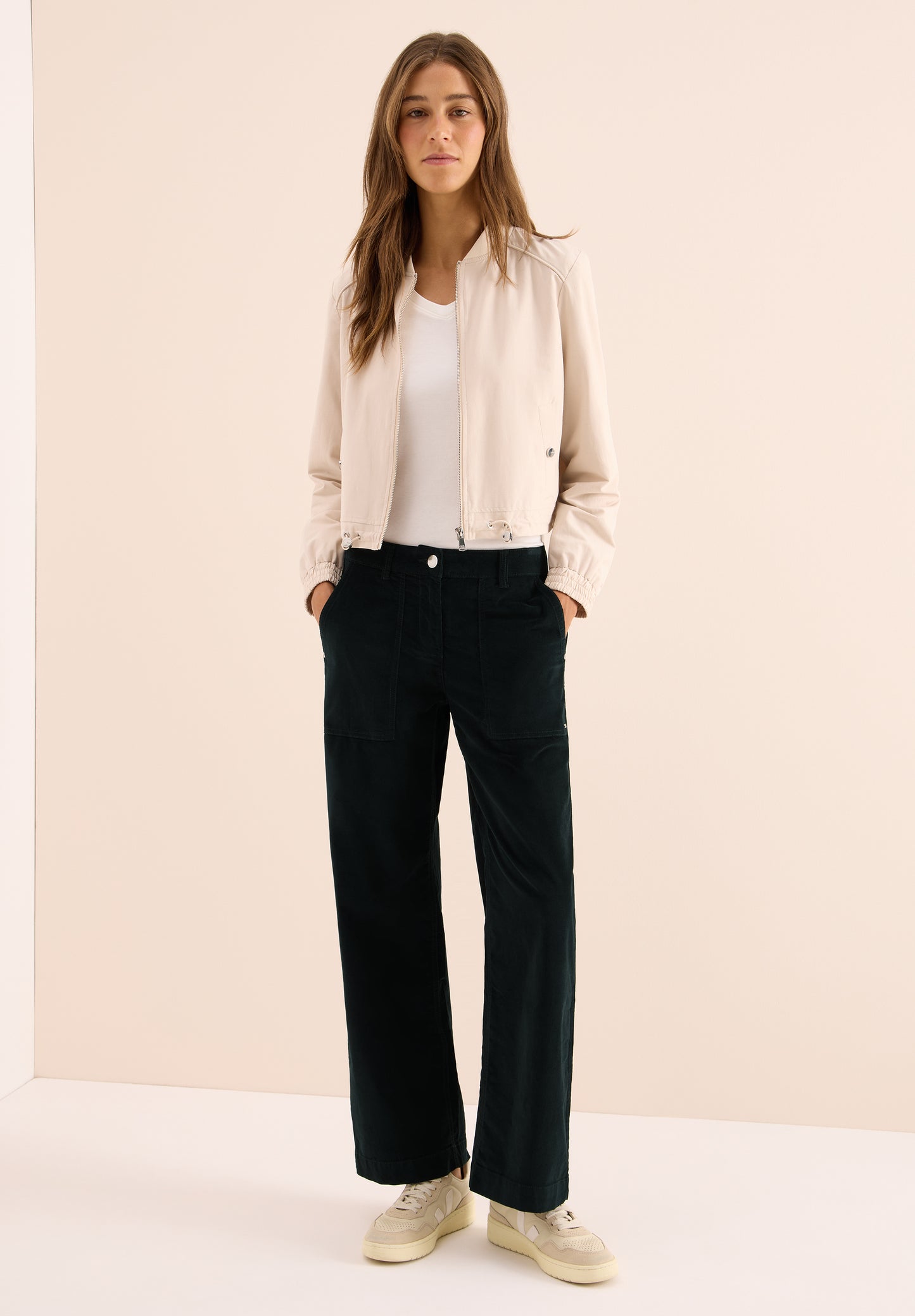Wide Leg Cordhose