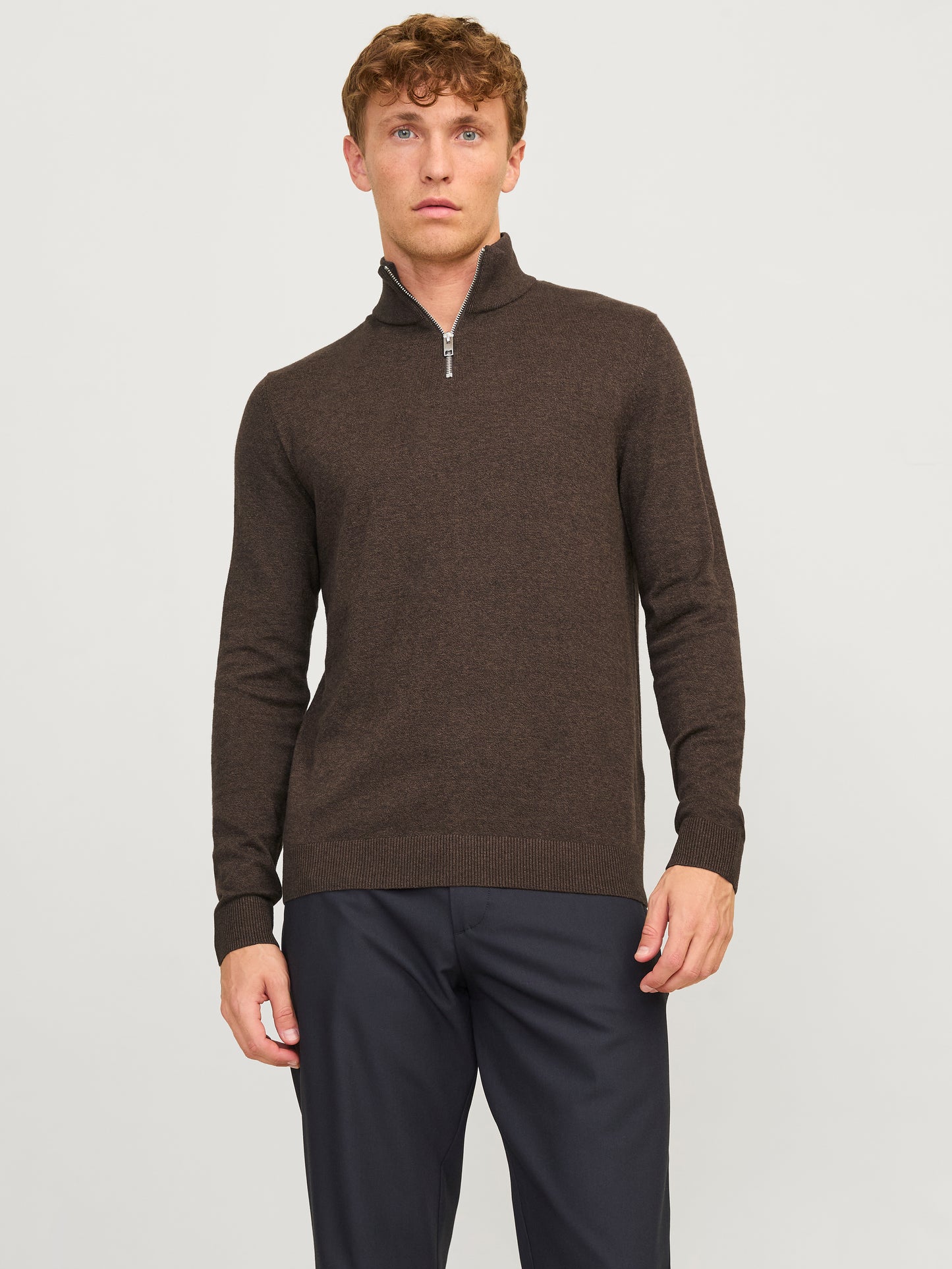 JJEEMIL KNIT HALF ZIP NOOS