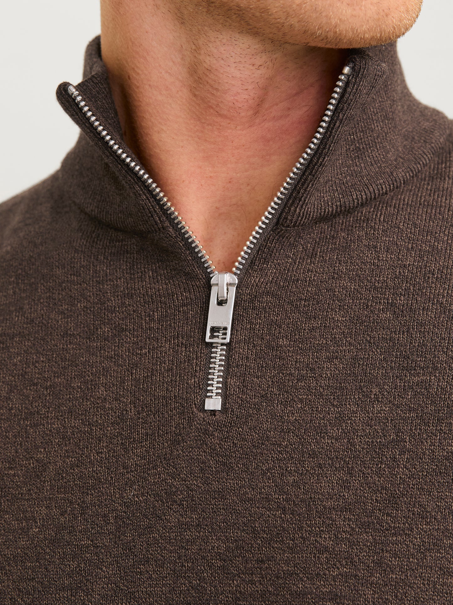 JJEEMIL KNIT HALF ZIP NOOS
