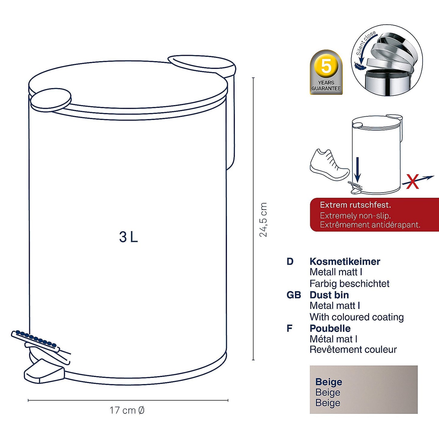 Kela Keck & Lang GmbH Bad Accessoiresbeige