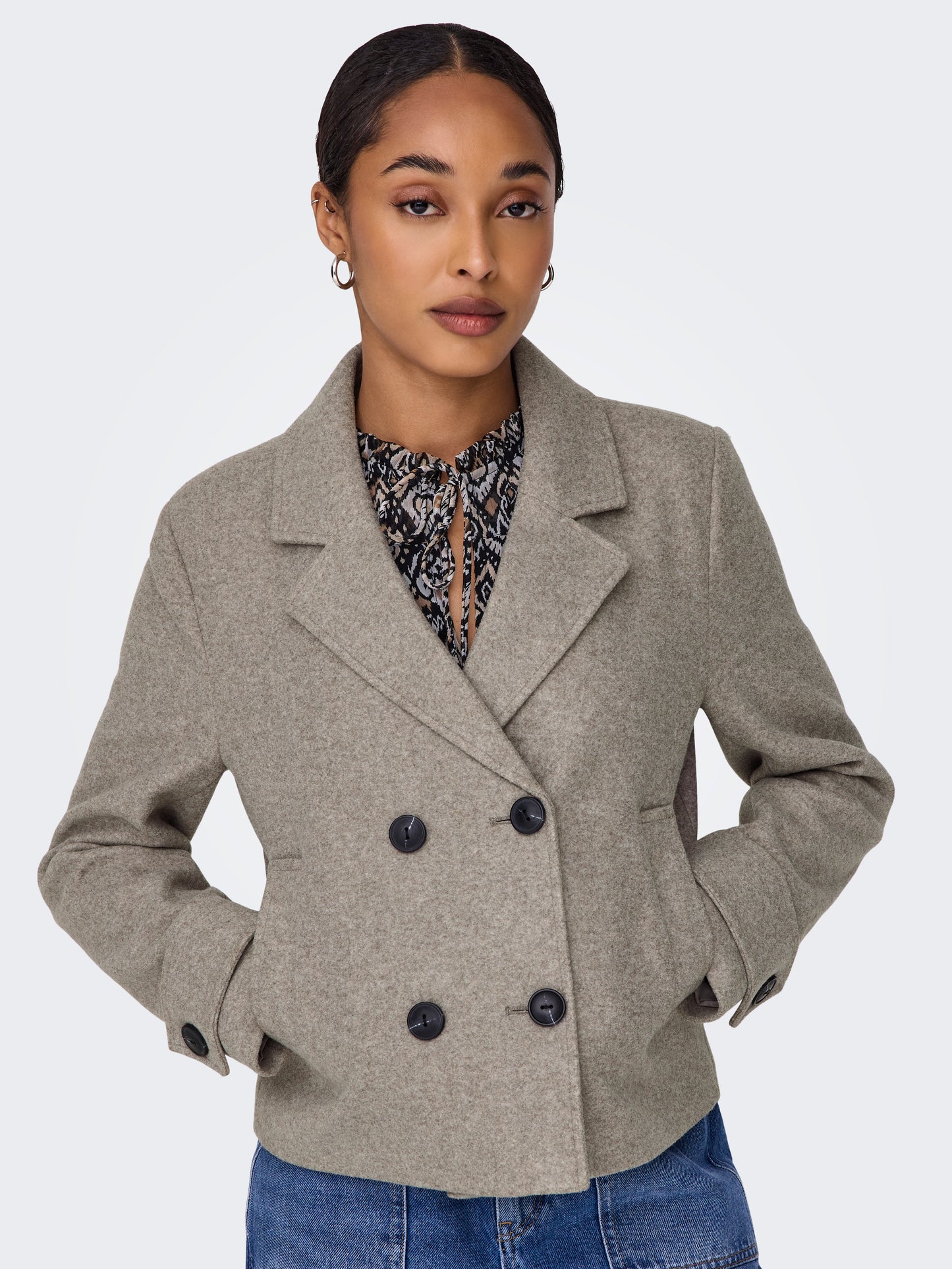 ONLFREJA LIFE SHORT DB JACKET OTW NOOS
