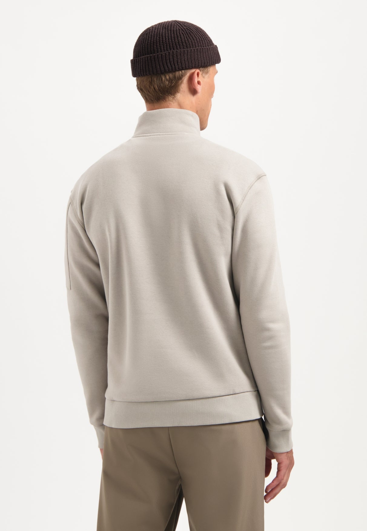 Sweater Half Zip Brushed