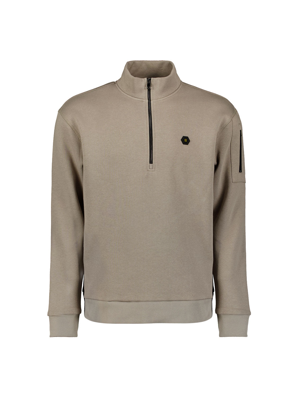 Sweater Half Zip Brushed