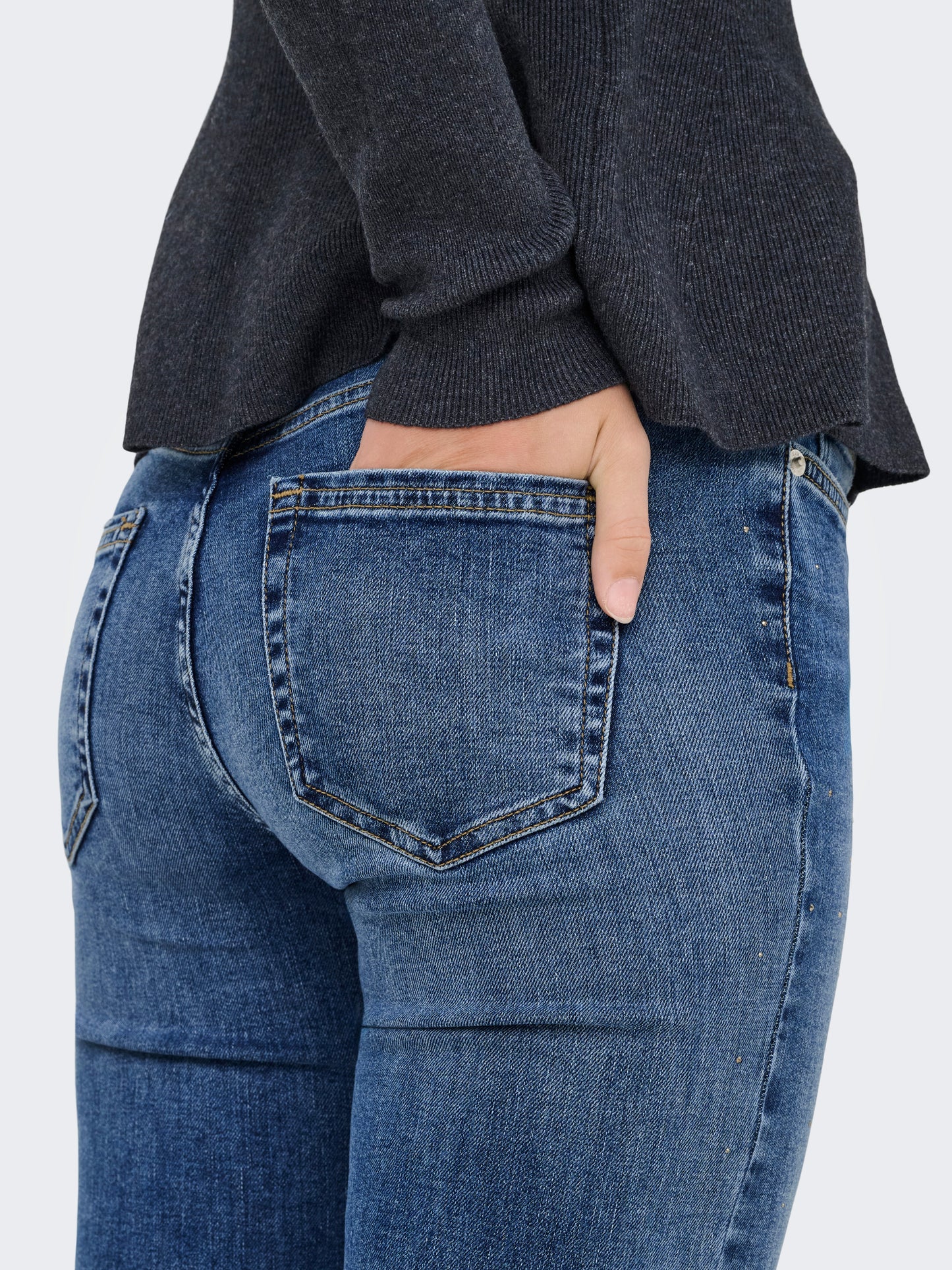 ONLBLUSH MW FLA RHINESTON DNM TAI885NOOS