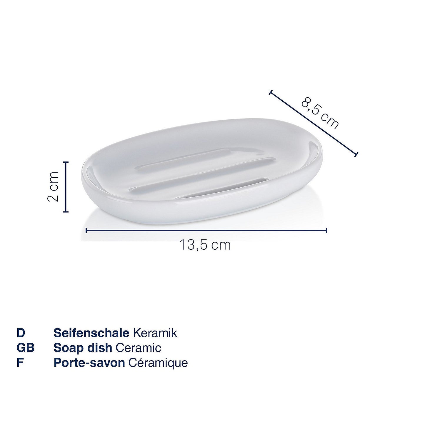 Kela Keck & Lang GmbH Bad Accessoiresblattgrün/weiß