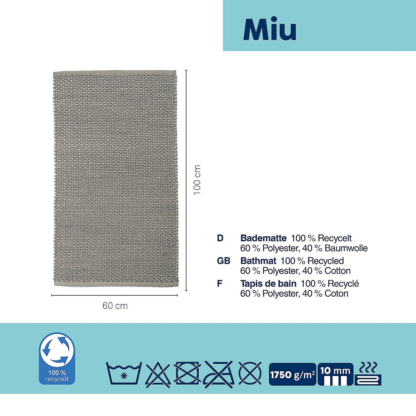 Kela Keck & Lang GmbH Bad Accessoiressteingrau