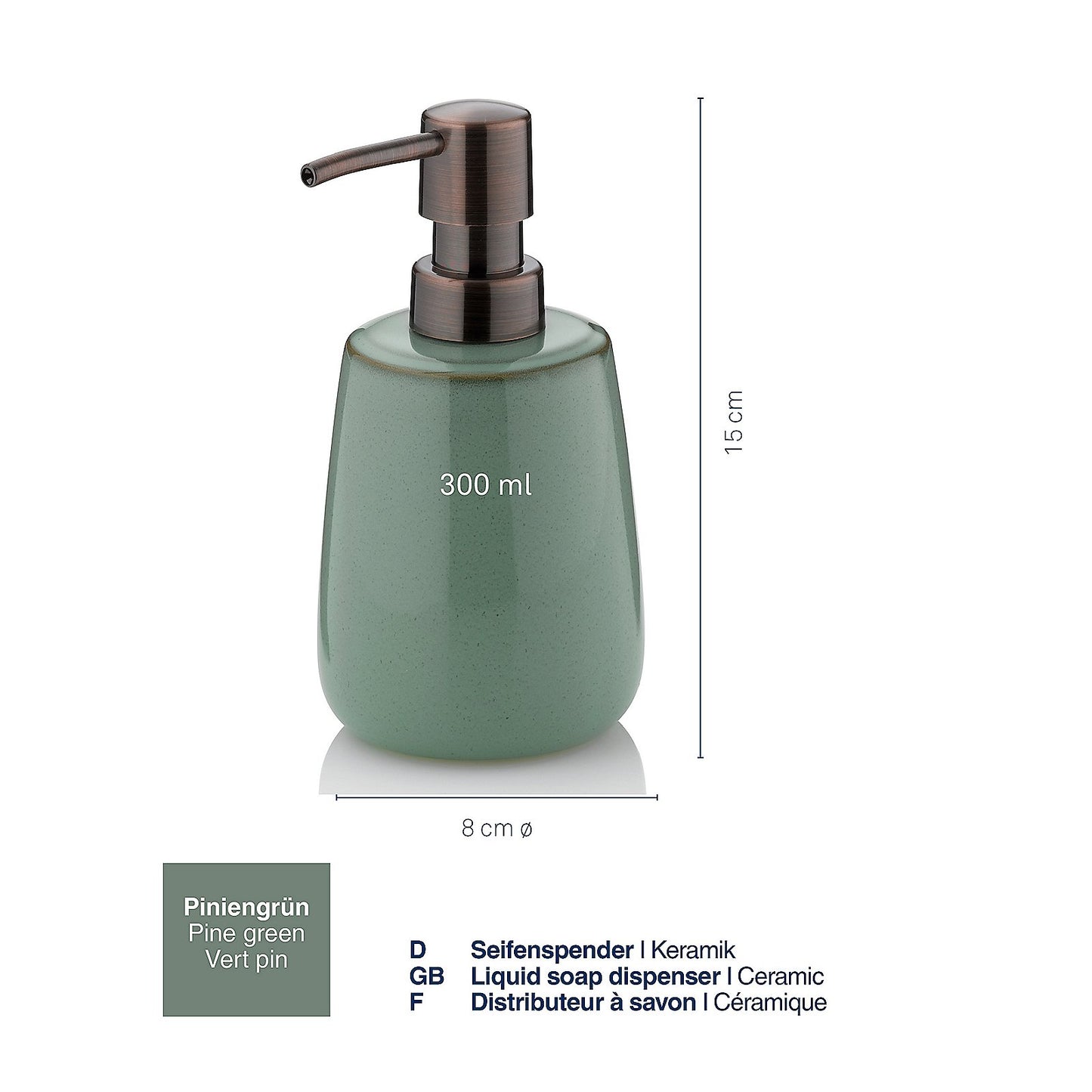 Kela Keck & Lang GmbH Bad Accessoirespiniengrün