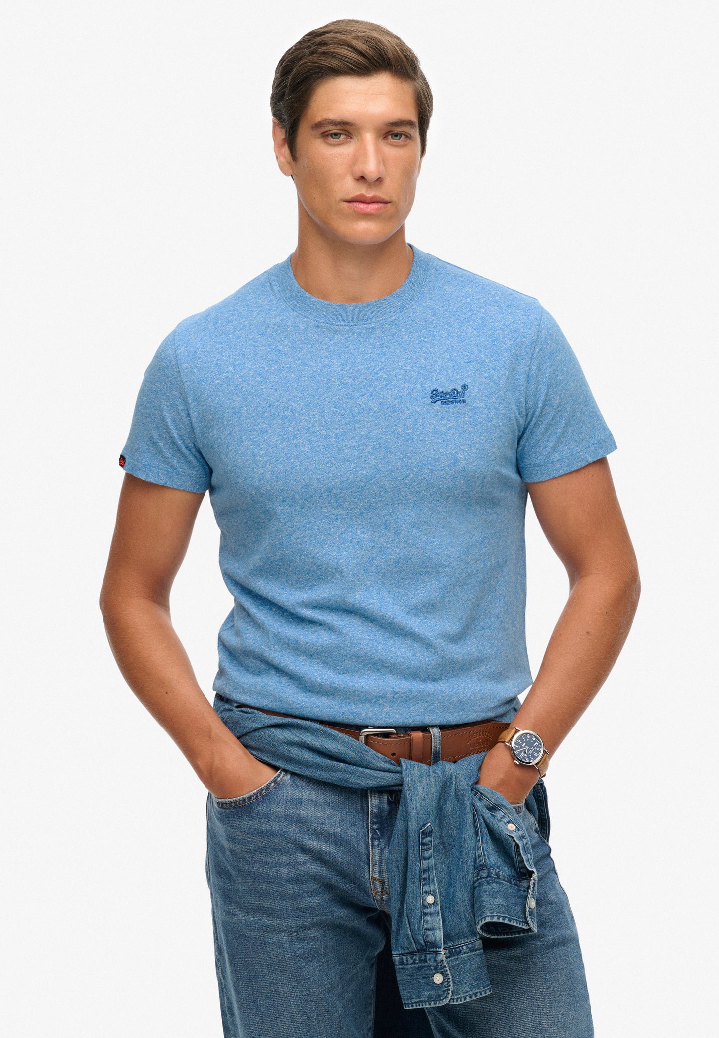 Essential T-Shirt aus Bio-Baumwolle mit Logo