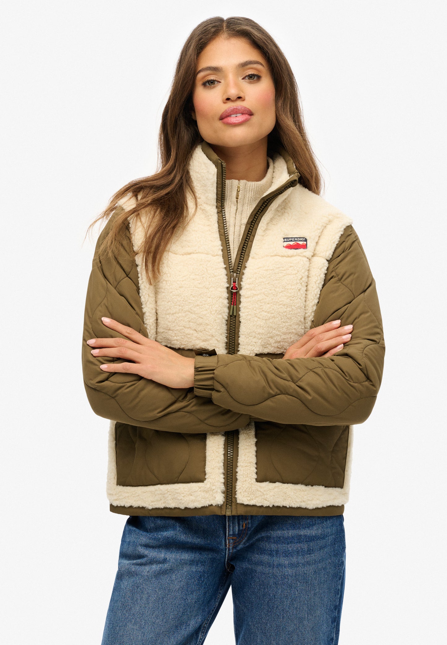 Fleece Hybrid Jacke