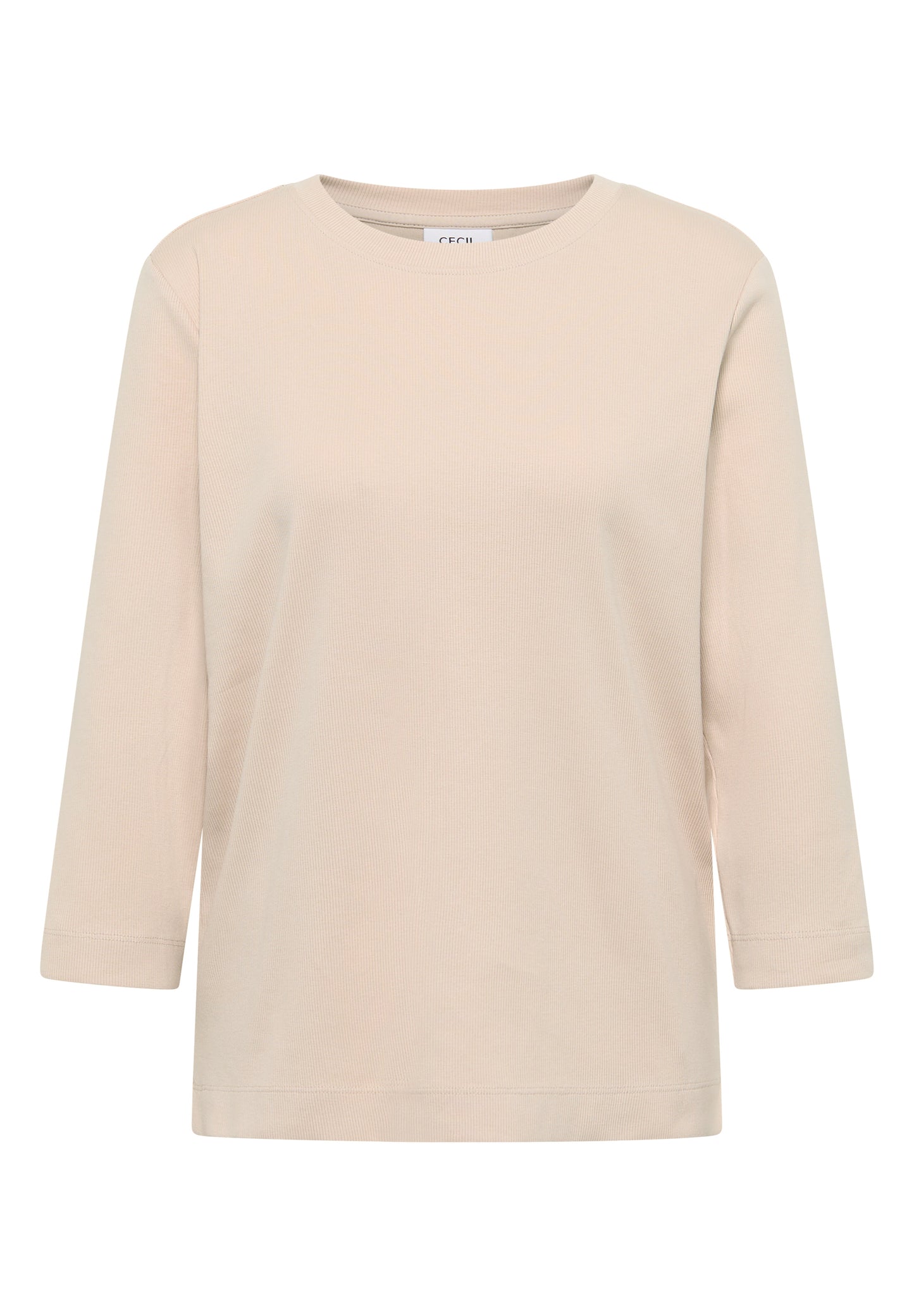 Shirt mit Rippstruktur