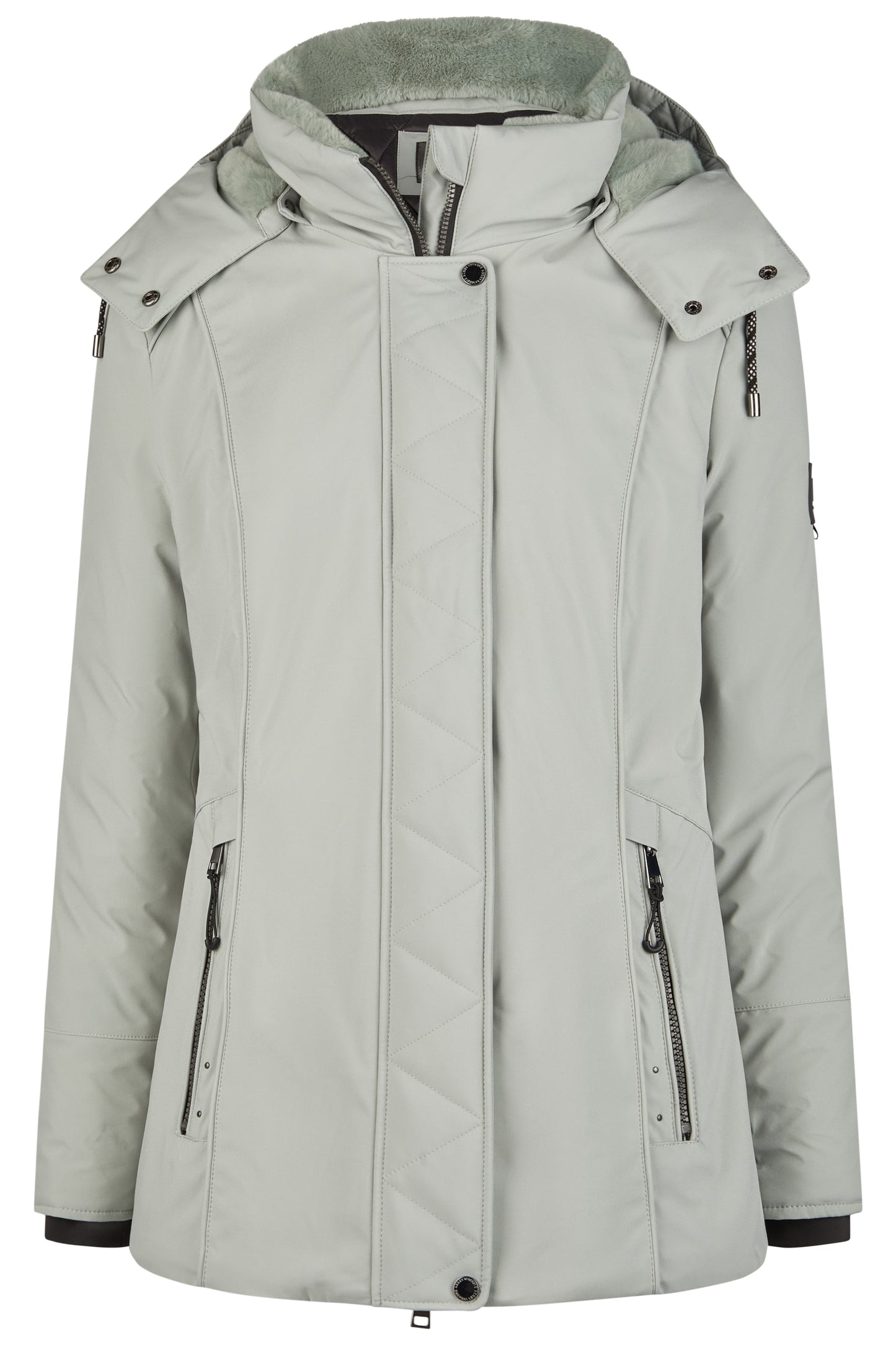 Funktionsjacke mit Webpelz