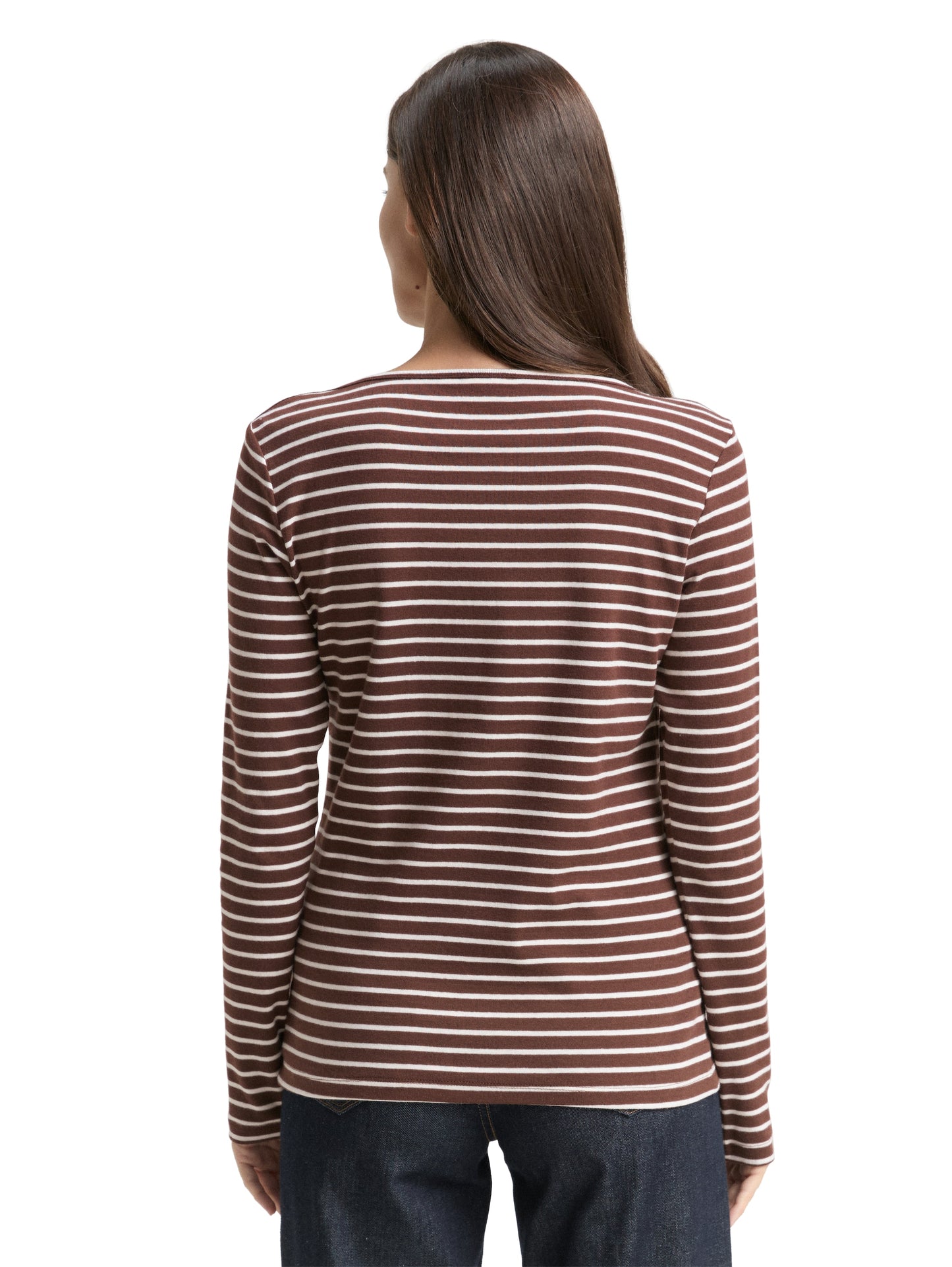 Langarmshirt mit Streifenmuster