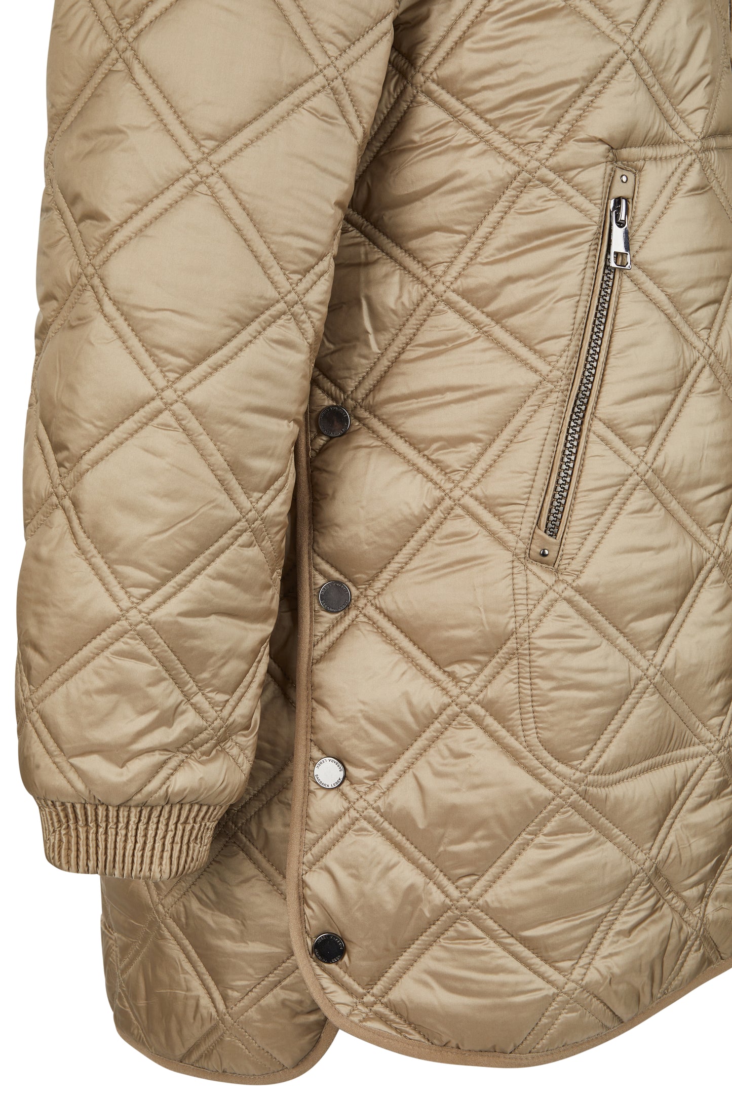 Sandwich-Steppjacke mit Kapuze