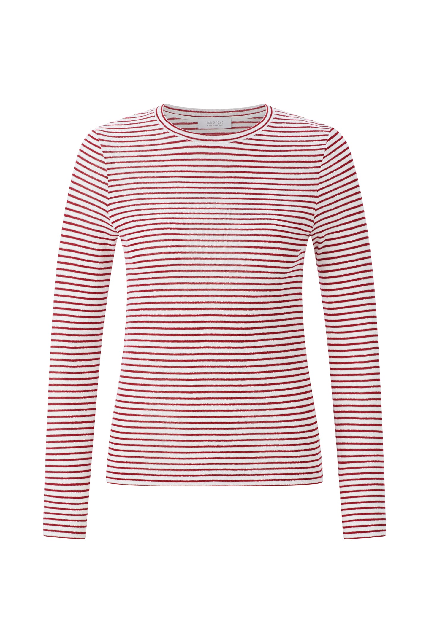 Sparkle Striped Longsleeve, holiday red