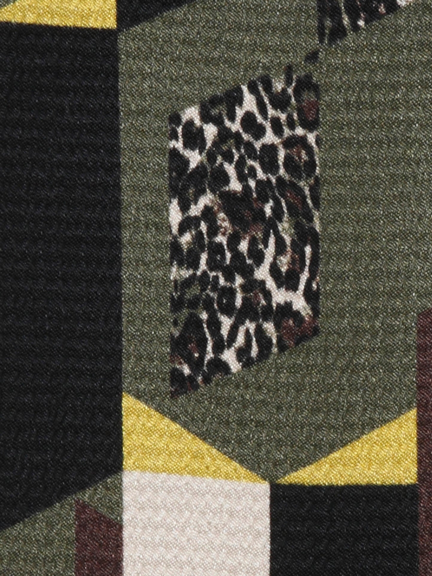 Bluse V-Ausschnitt 3/4 Arm Druck