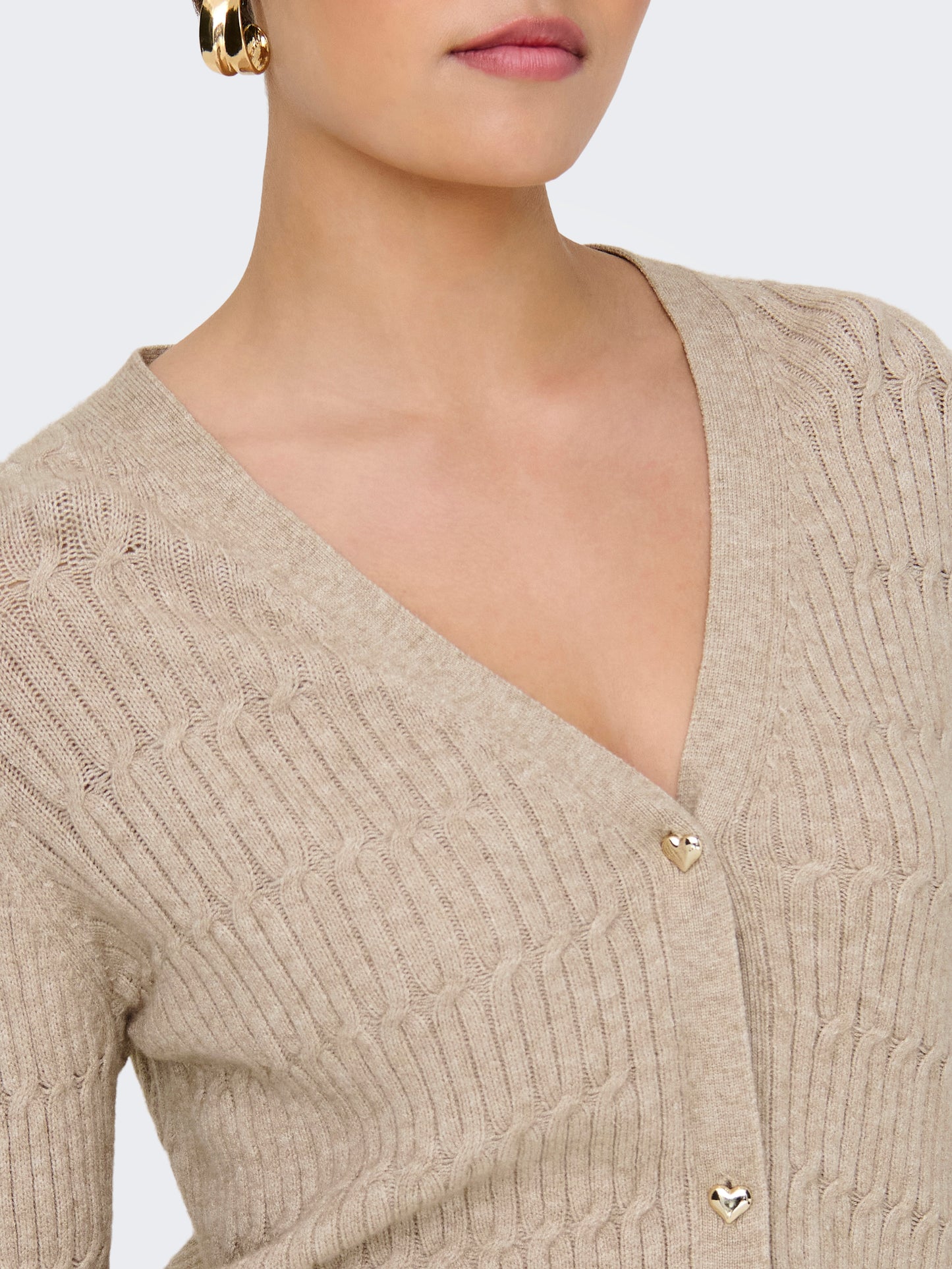 ONLKATIA LIFE LS VNECK CARDI KNT NOOS