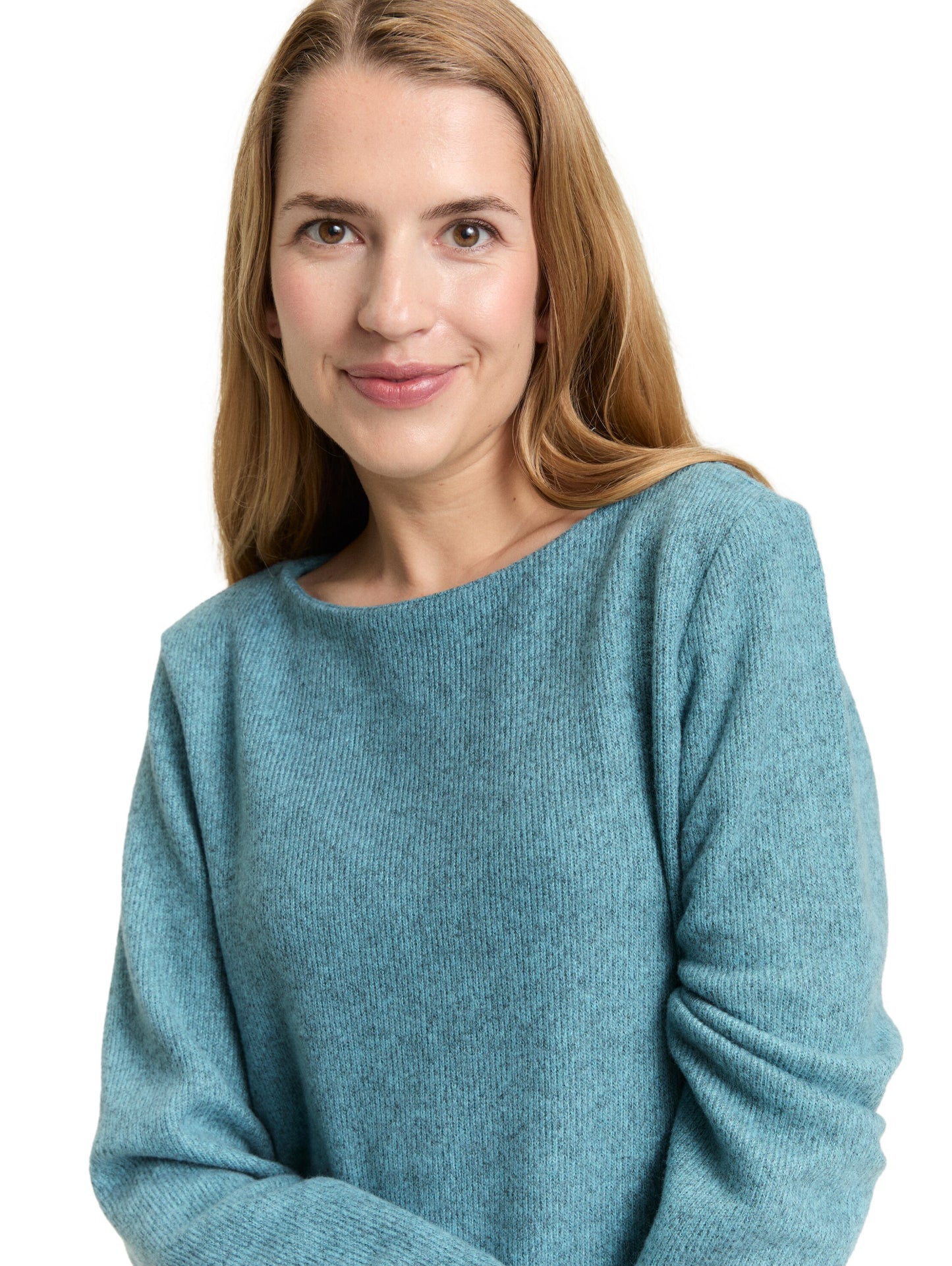 Soft-Touch Sweatshirt mit Knopf-Details