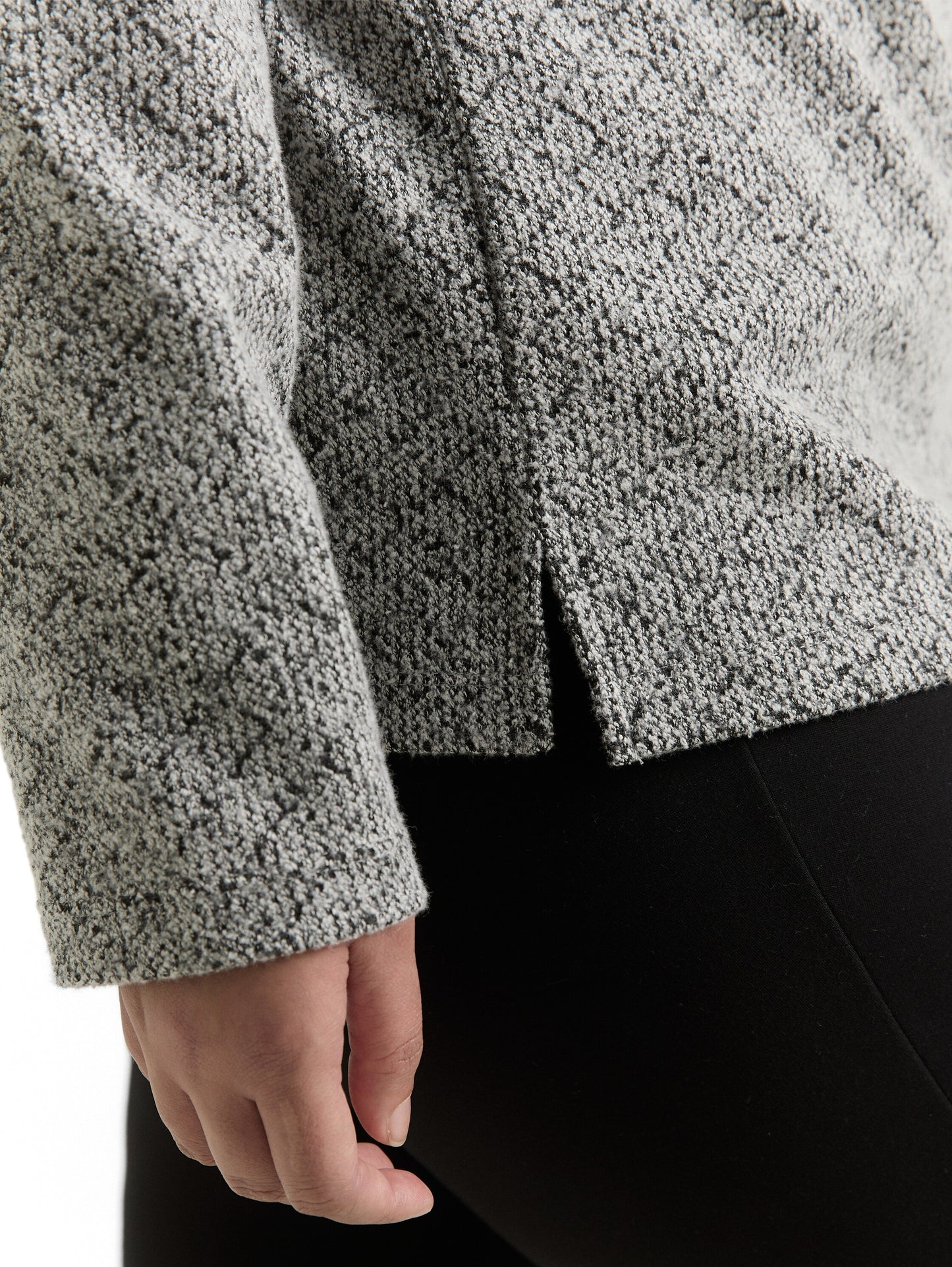 Plus Size - Sweatshirt mit V-Ausschnitt