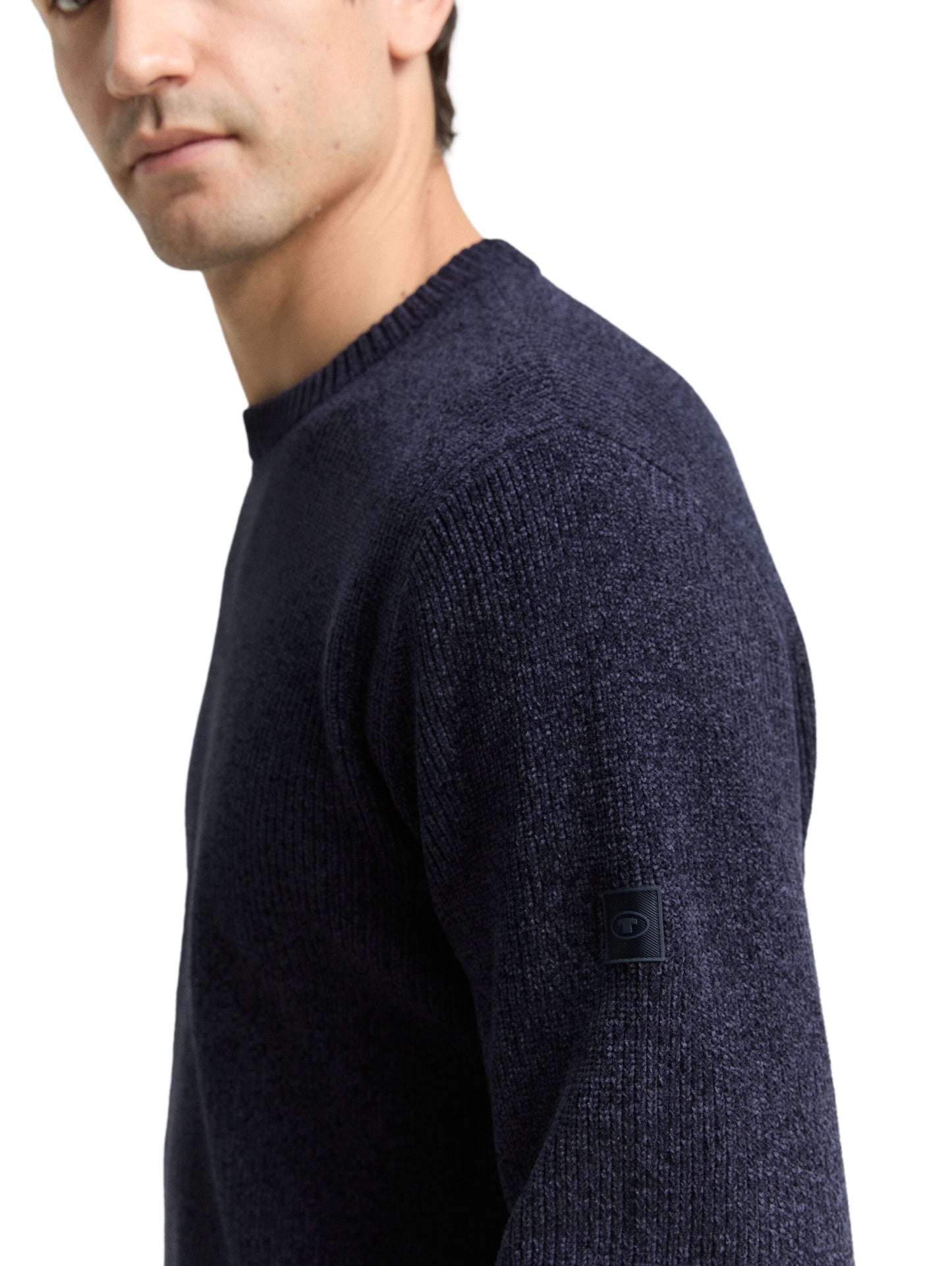 Strickpullover mit Rundhalsausschnitt