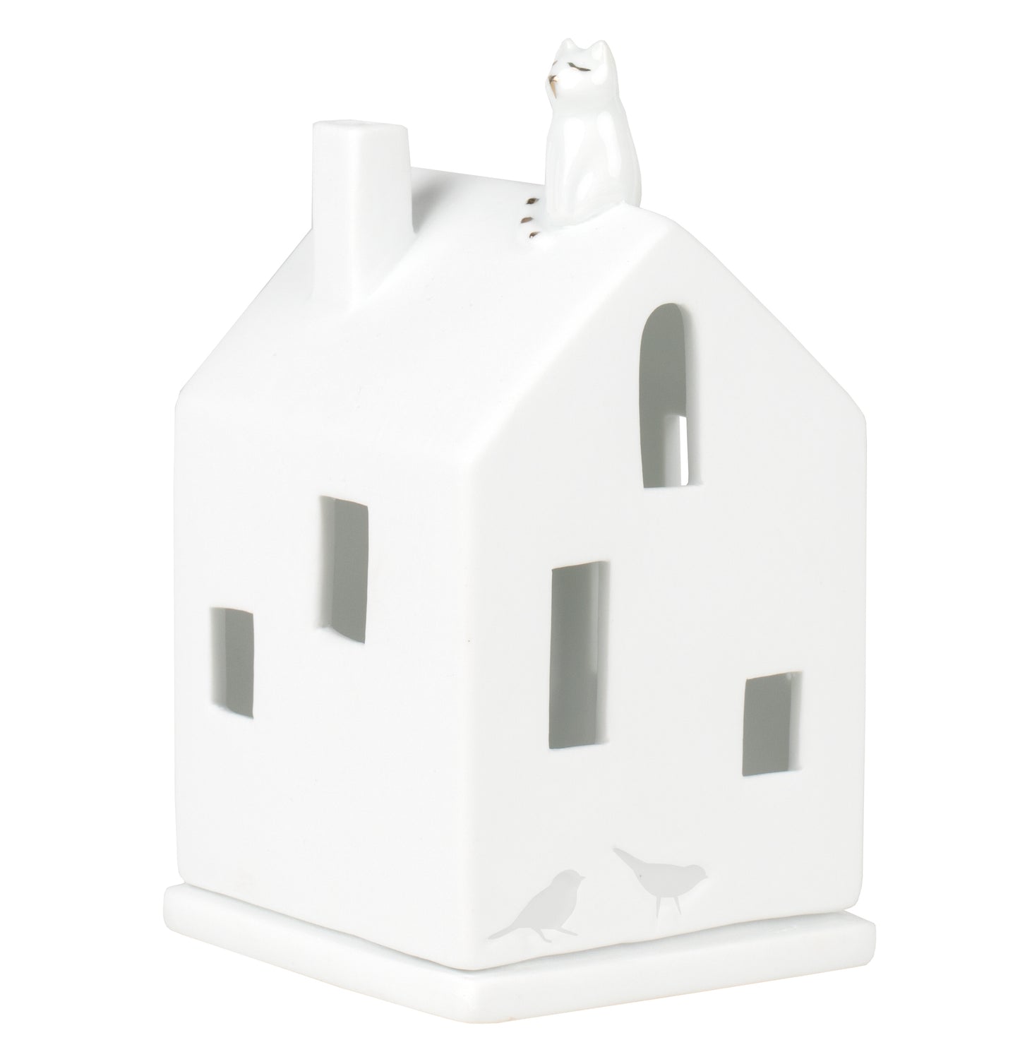 LIVING PG Lichthaus Katze 7x7x13,5cm,