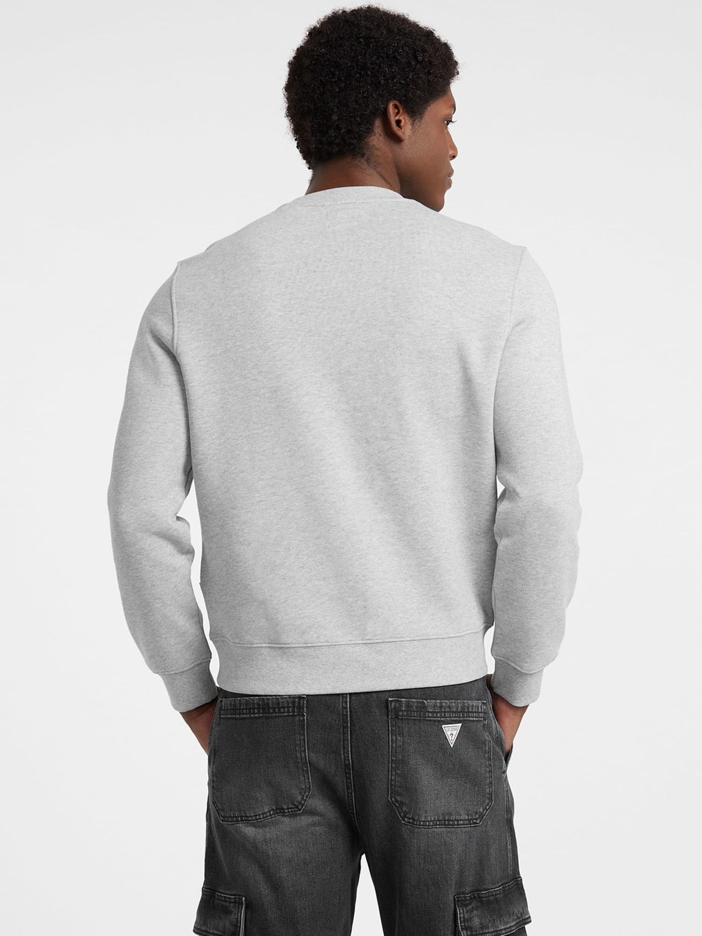 GJ SLIM SCRIPT CREWNECK