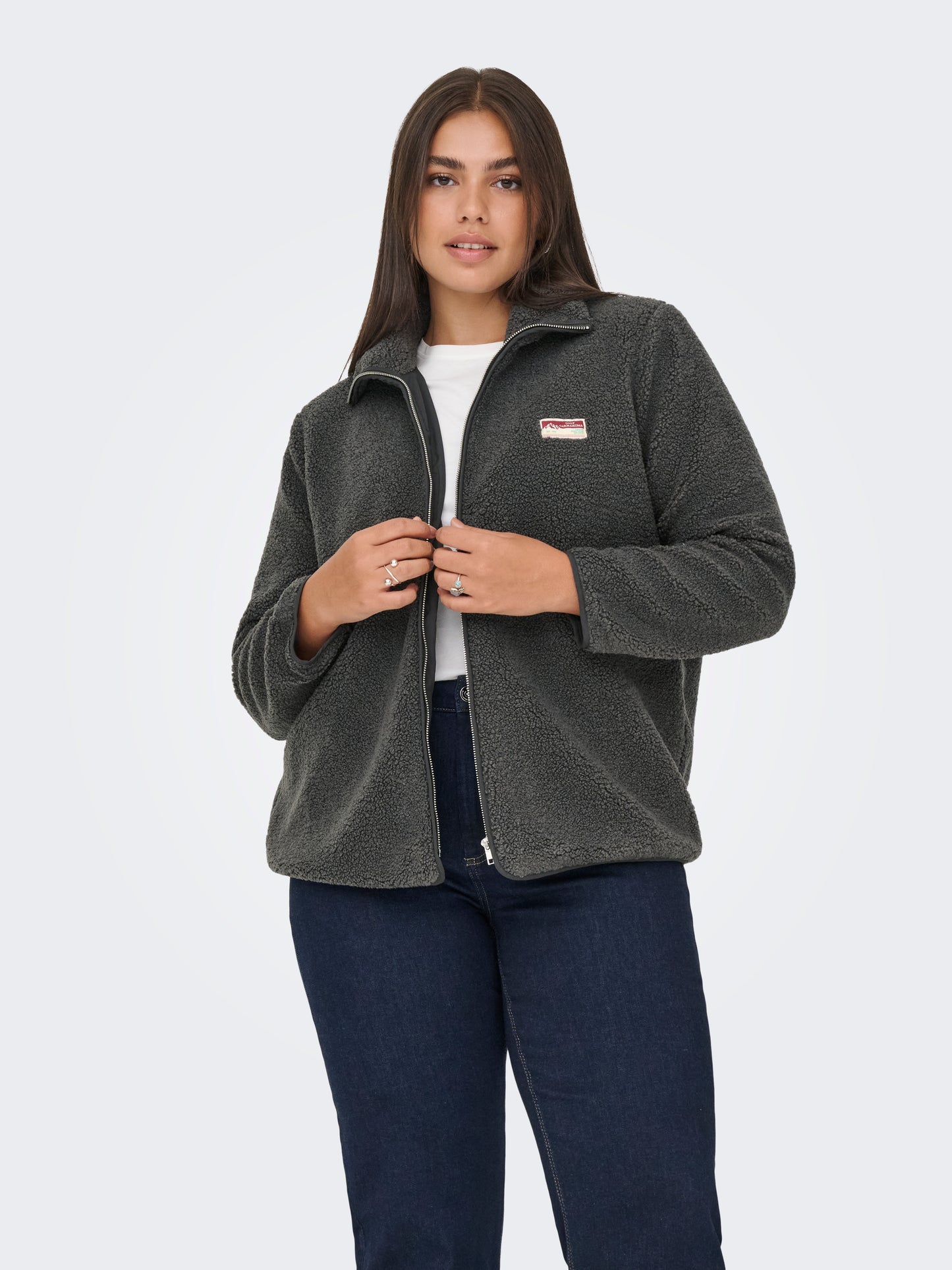 CARHOLLY TEDDY L/S ZIP SWT JRS