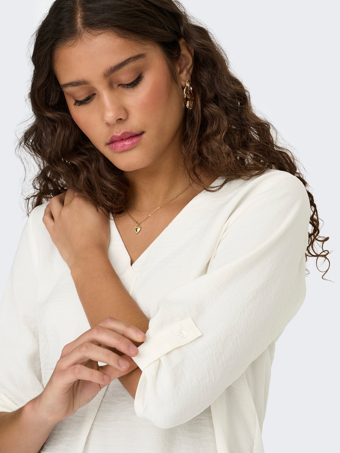 JDYDIVYA LIFE 3/4 TOP WVN NOOS