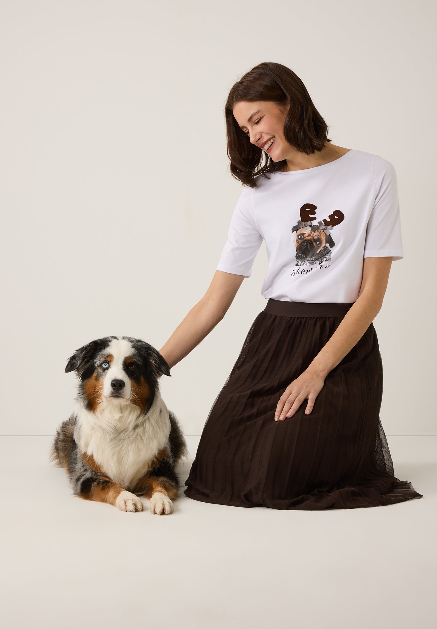 T-Shirt mit Frontprint