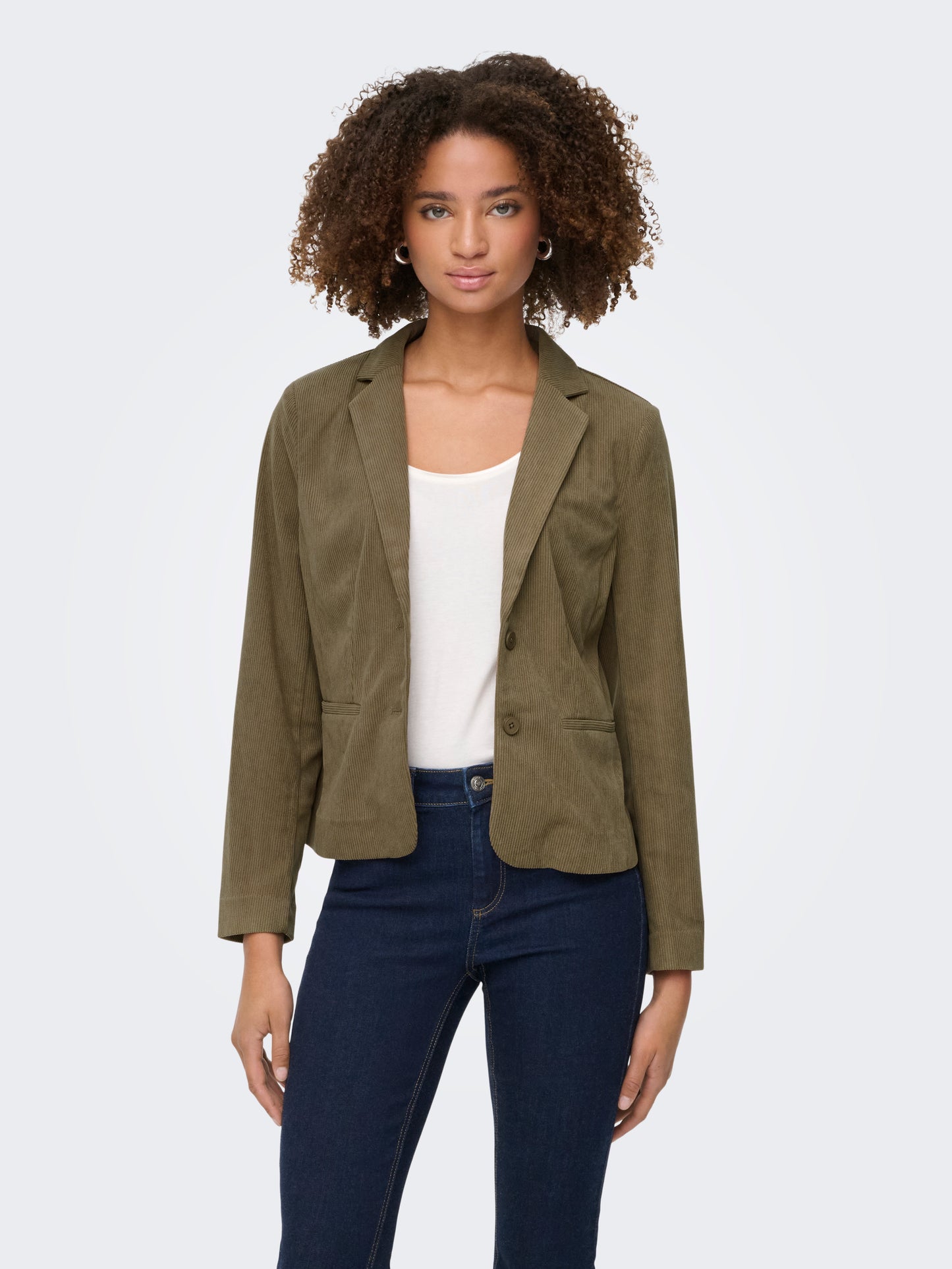 ONLPOPTRASH-LIAS L/S CORD BLAZER TLR BF