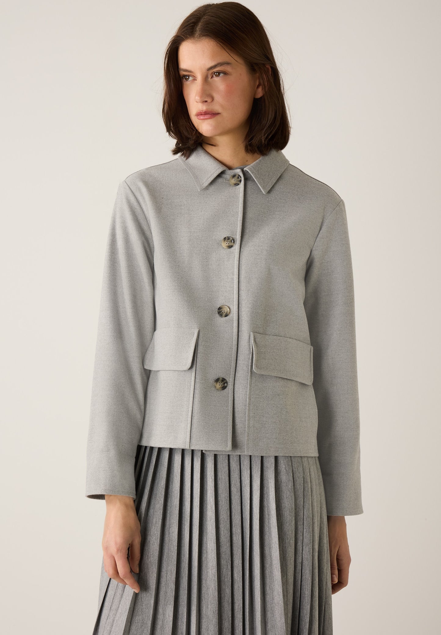 Kurze Blazer-Jacke