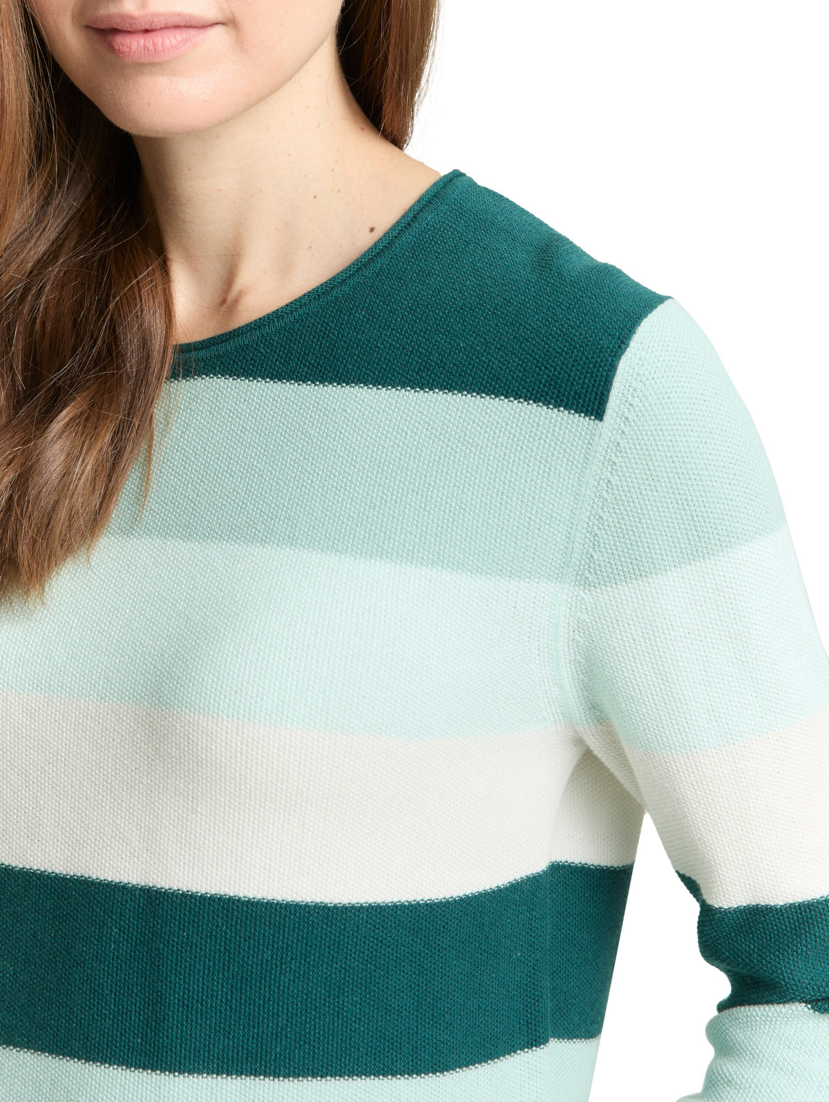 Strickpullover mit Rundhalsausschnitt