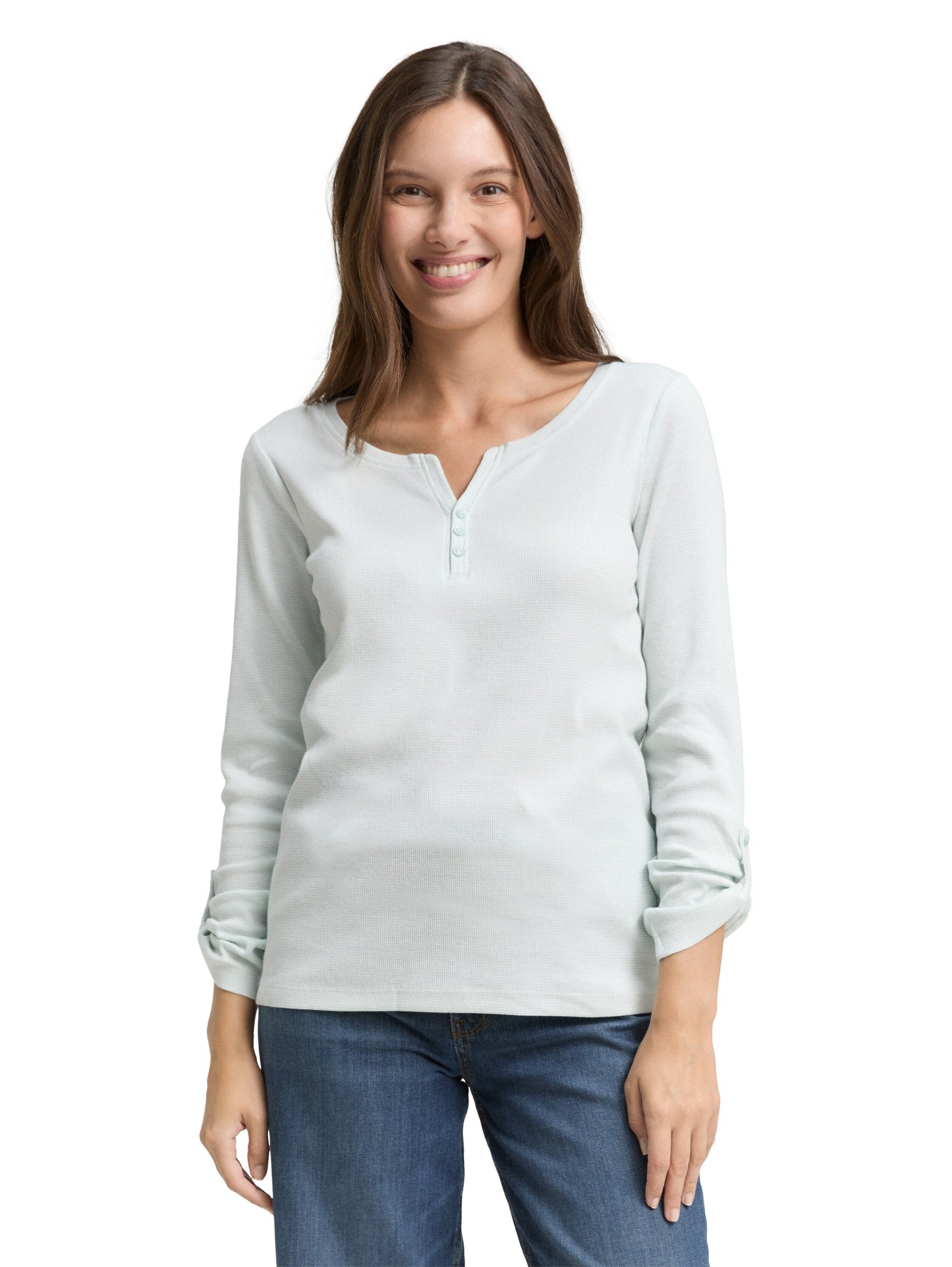 Langarmshirt mit Turn-Up-Funktion