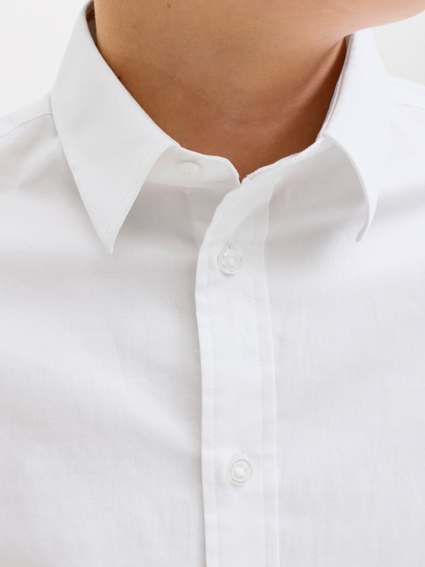 JJEAXEL STRETCH SHIRT LS NOOS JNR
