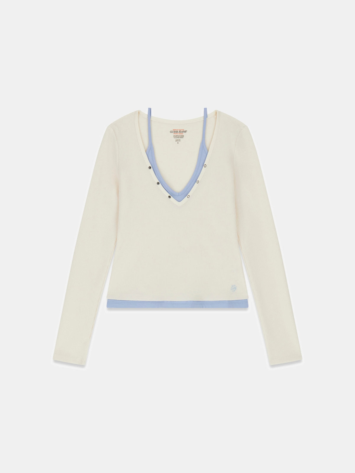 GJ LS LAYERED WAFFLE TOP