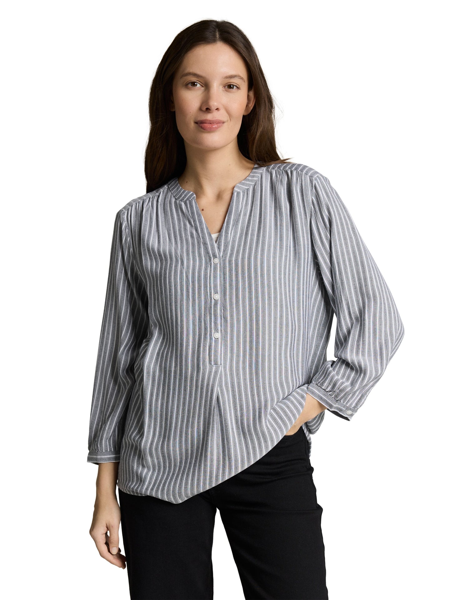 Bluse mit Streifenmuster
