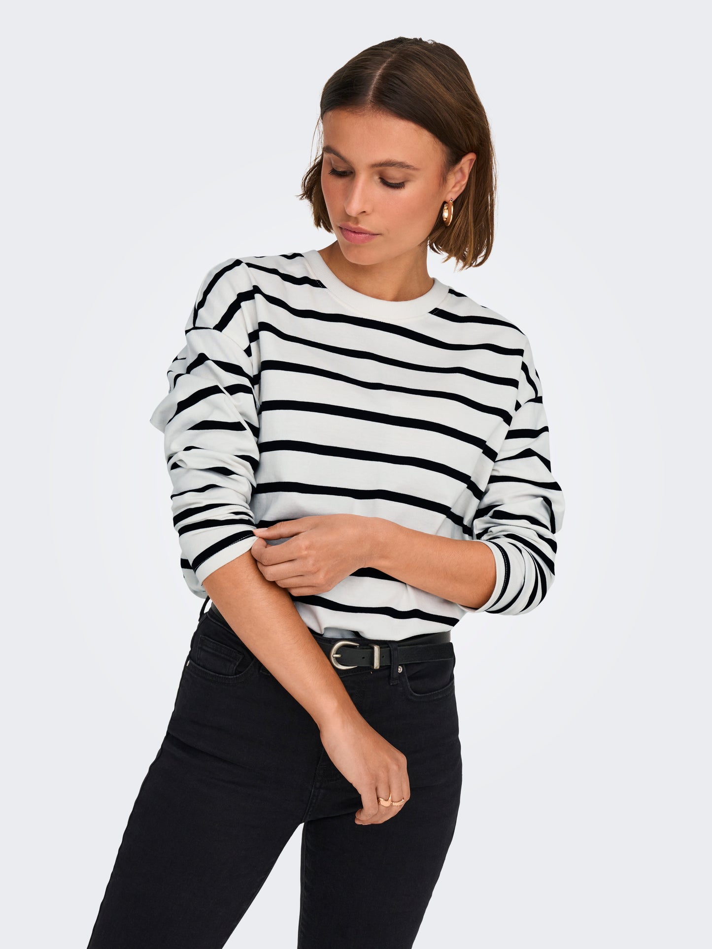ONLSOPH L/S STRIPE TOP JRS