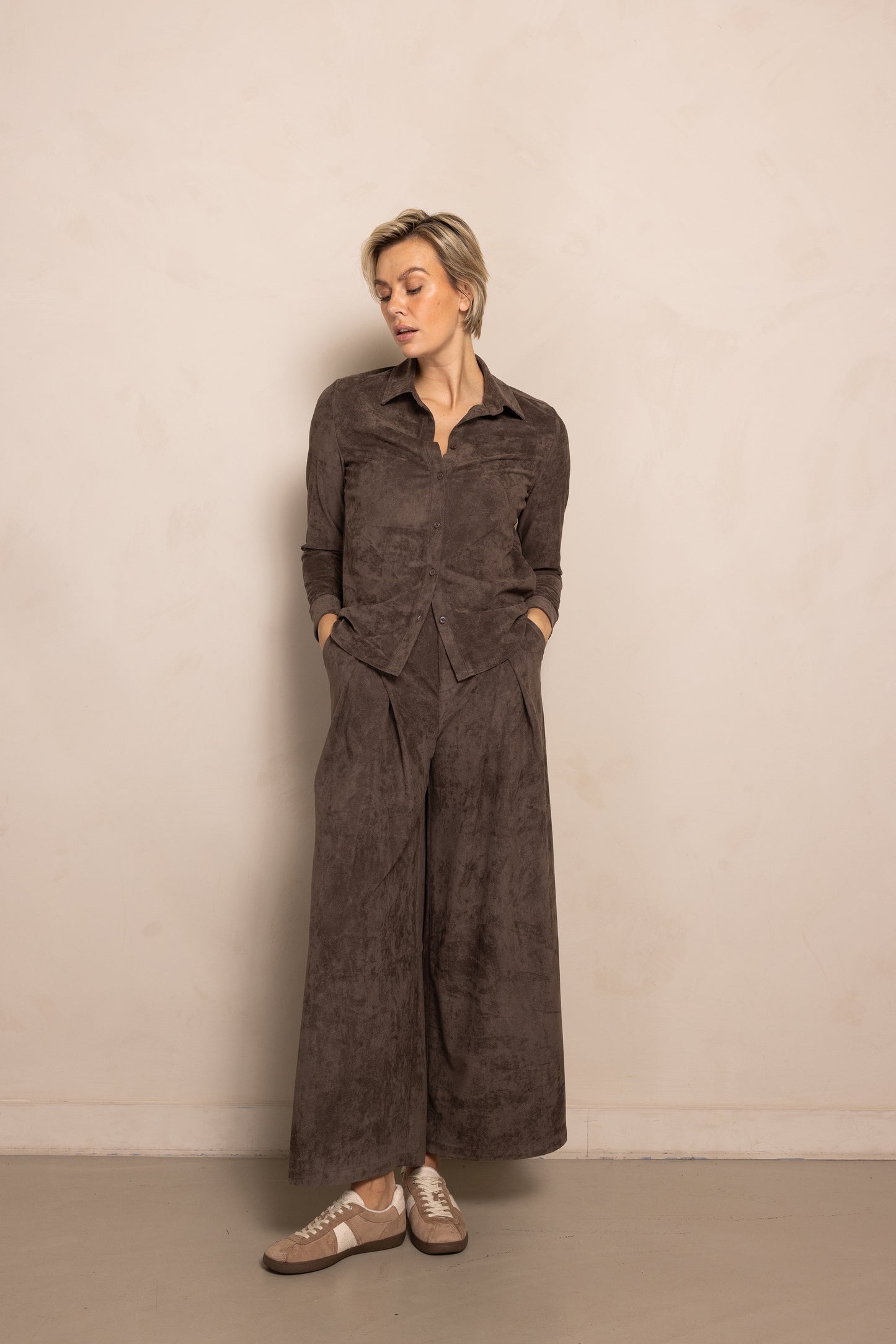 Zhrill Blusen 1/1 Arm F131 brown