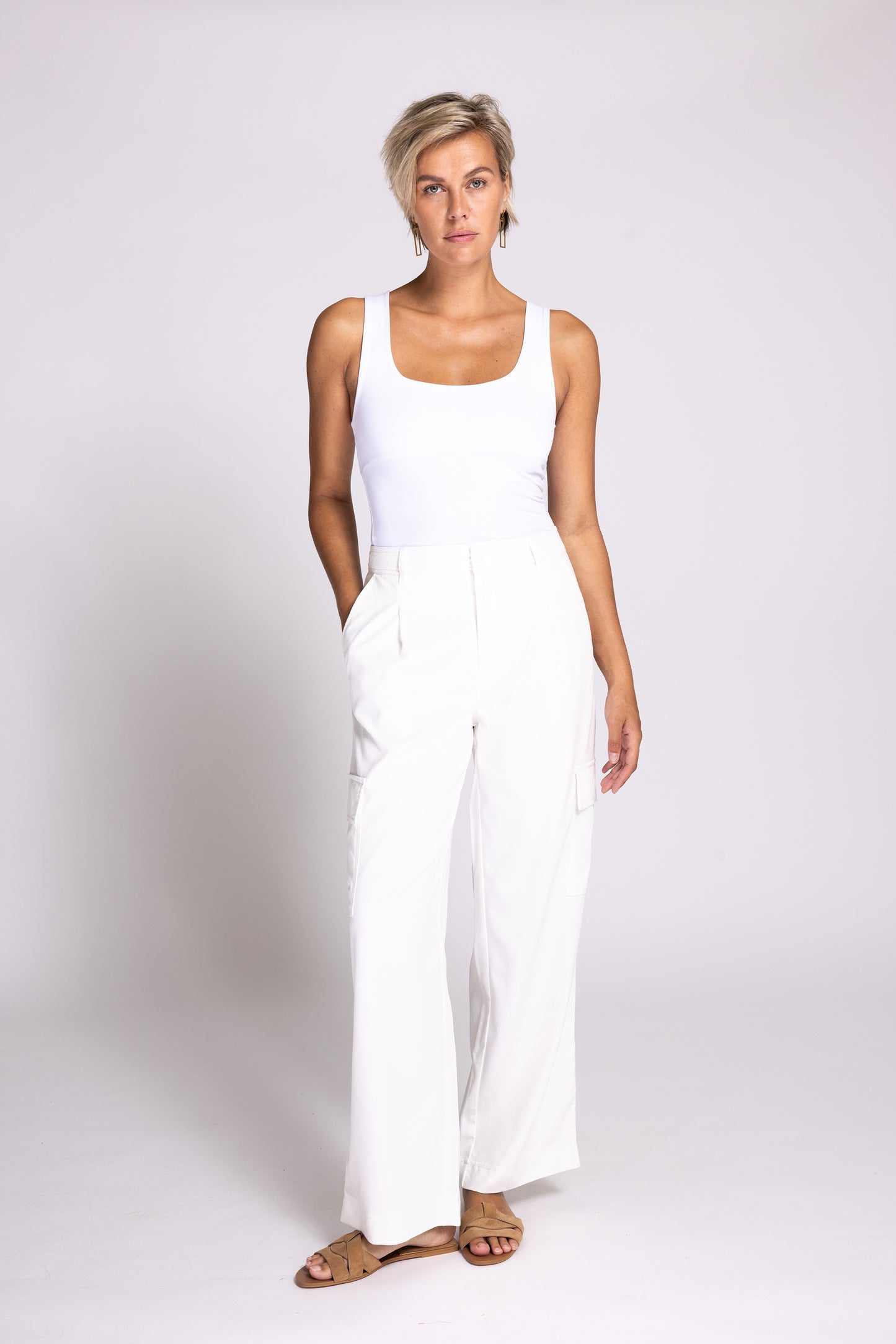 Zhrill Hose sportiv F272 wihte