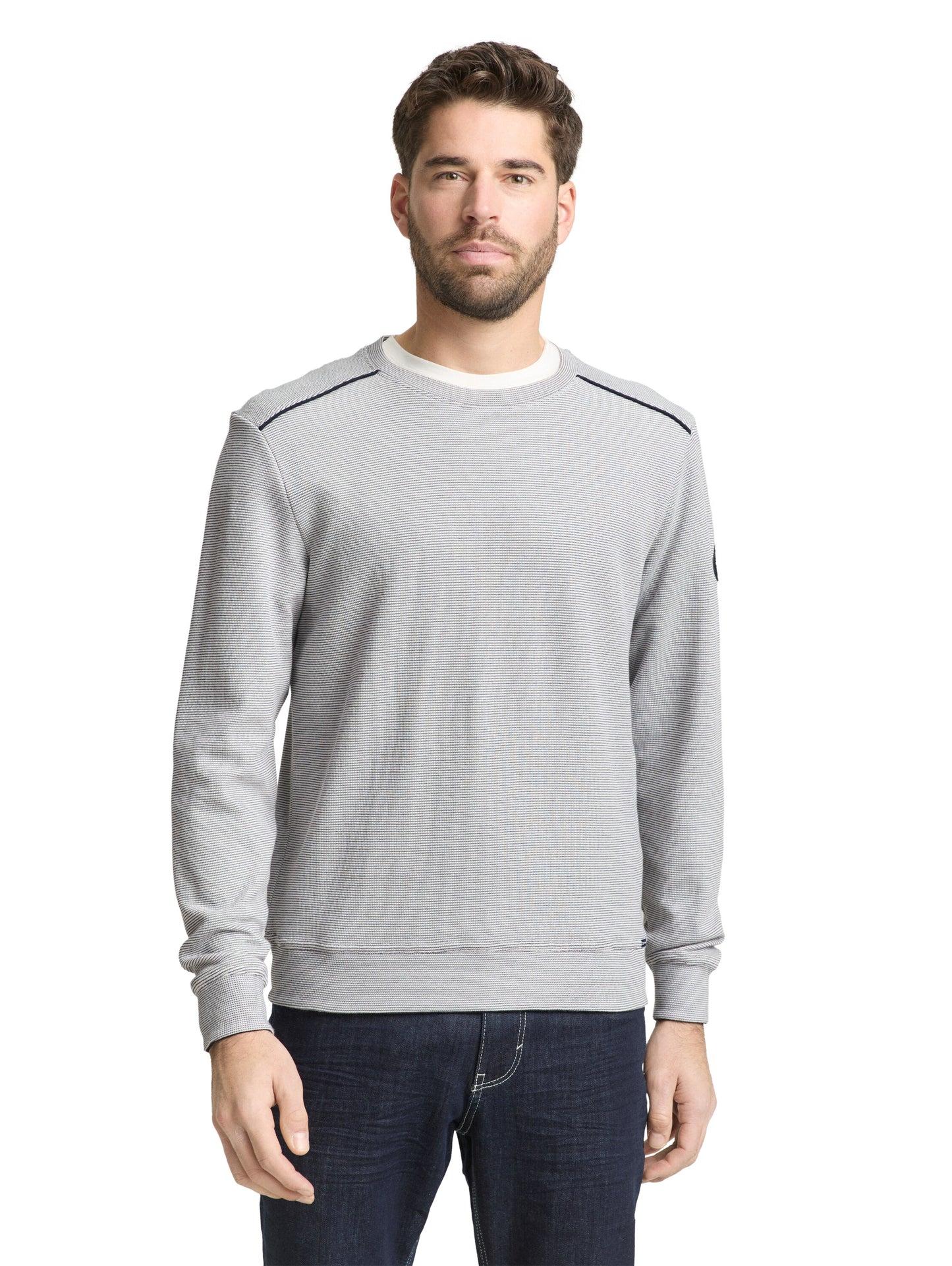 Sweatshirt mit Logo-Badge