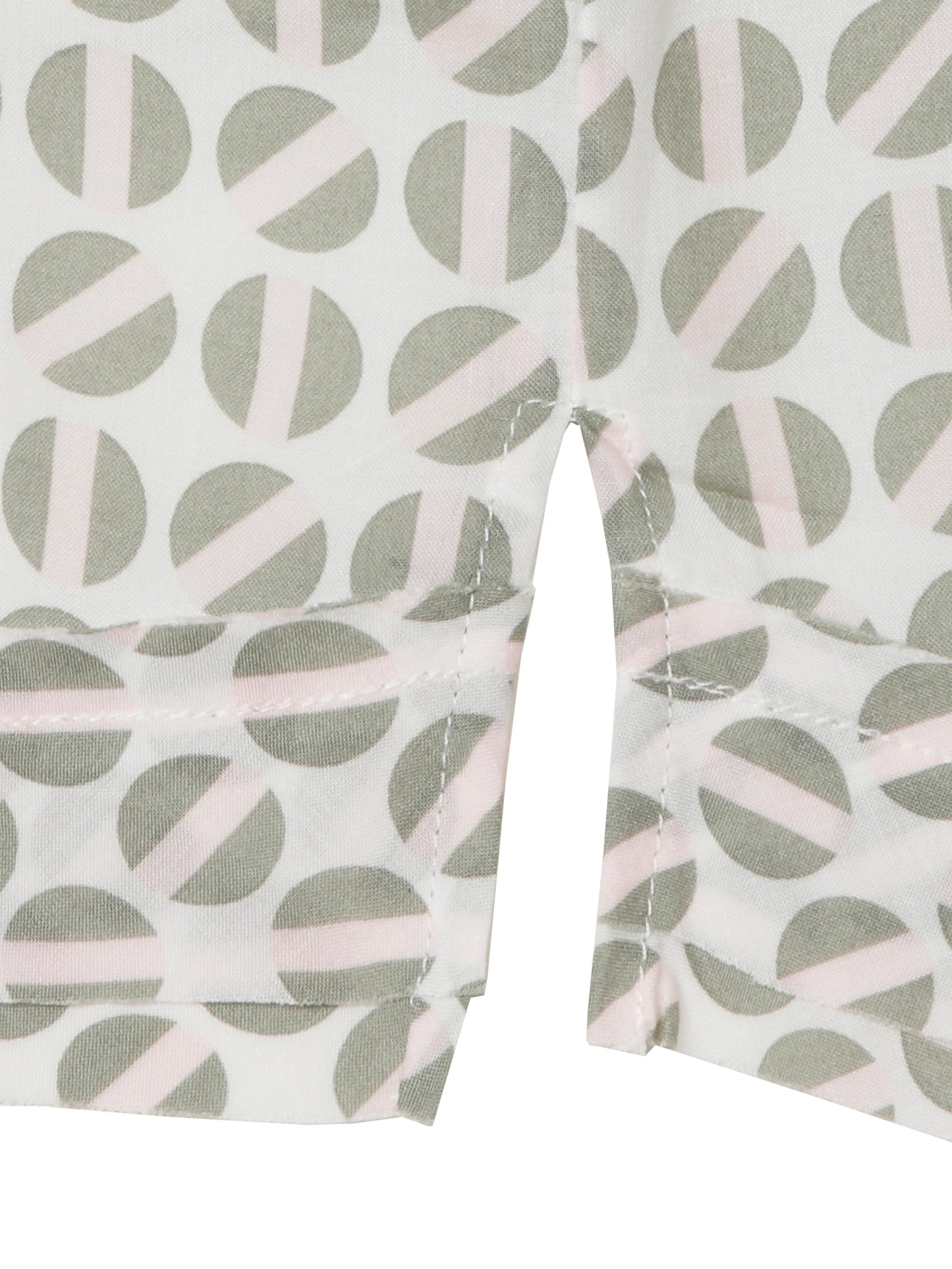 Bluse V-Ausschnitt 3/4 Arm Druck