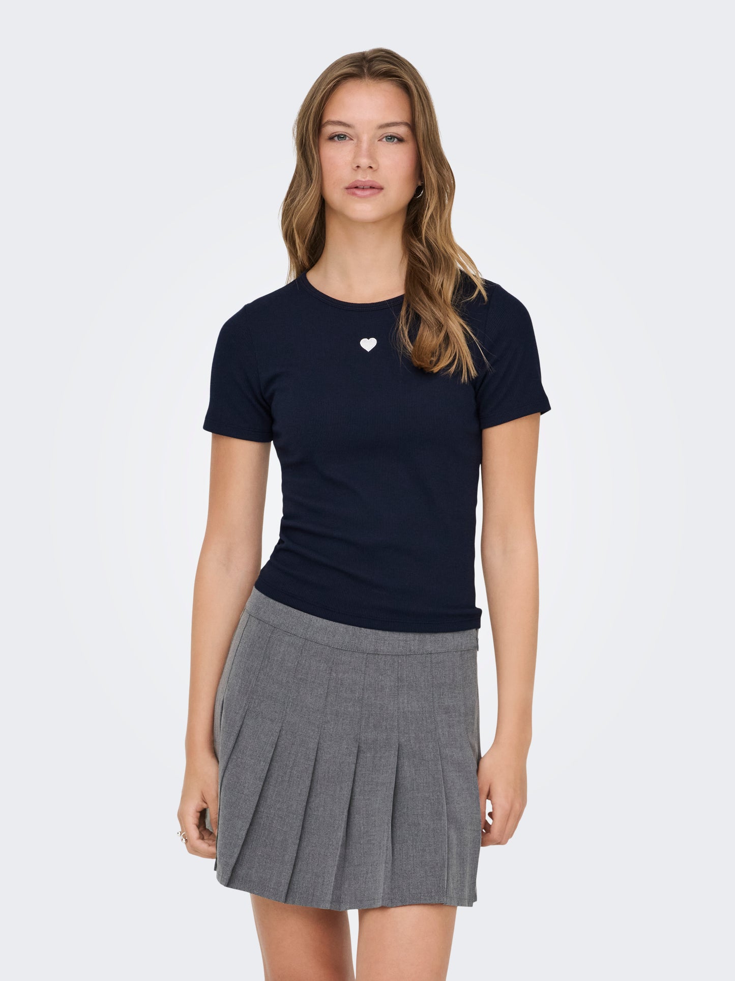 ONLELVA JUNE EMB S/S TEE JRS NOOS