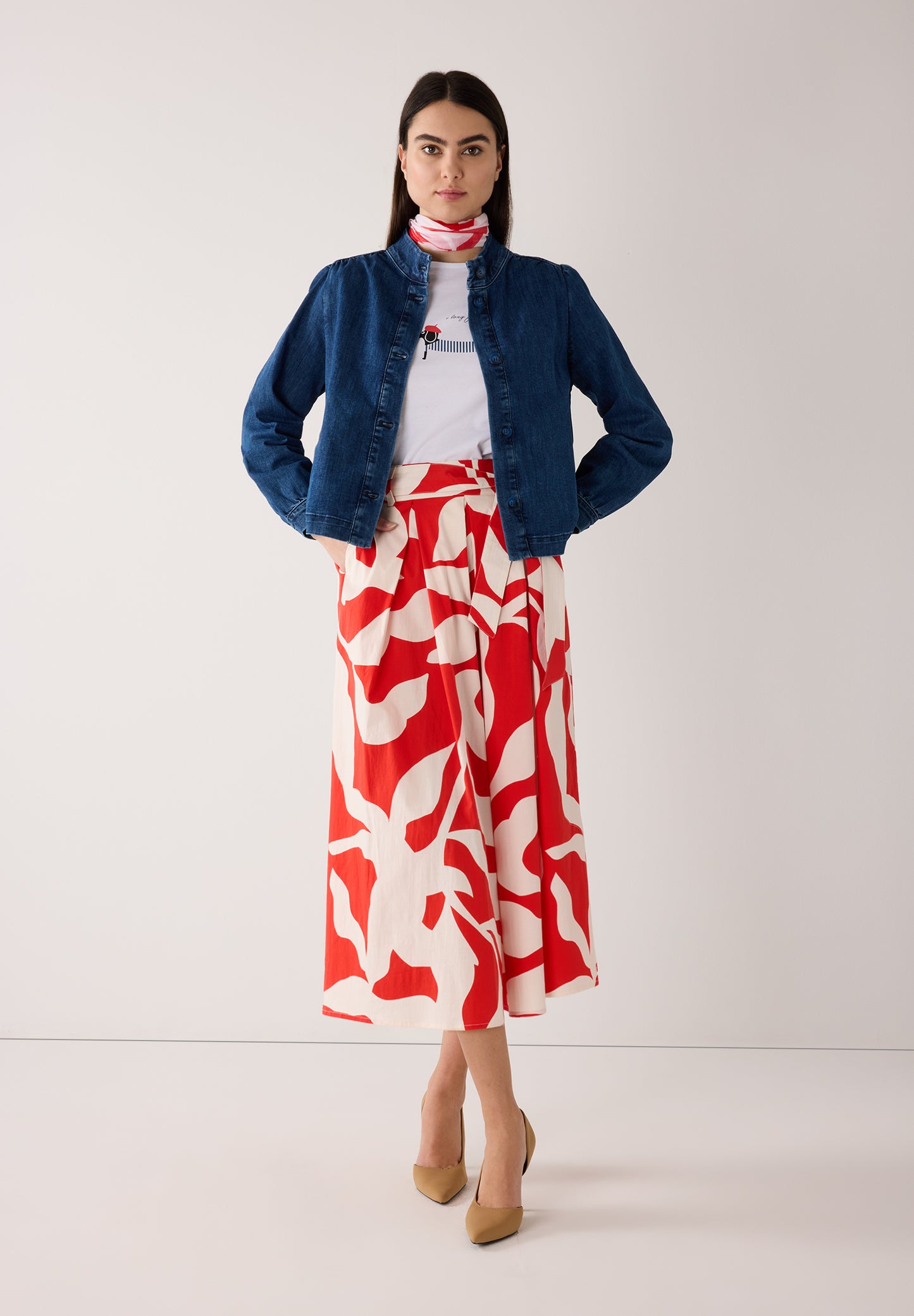 T-Shirt mit Dackelprint