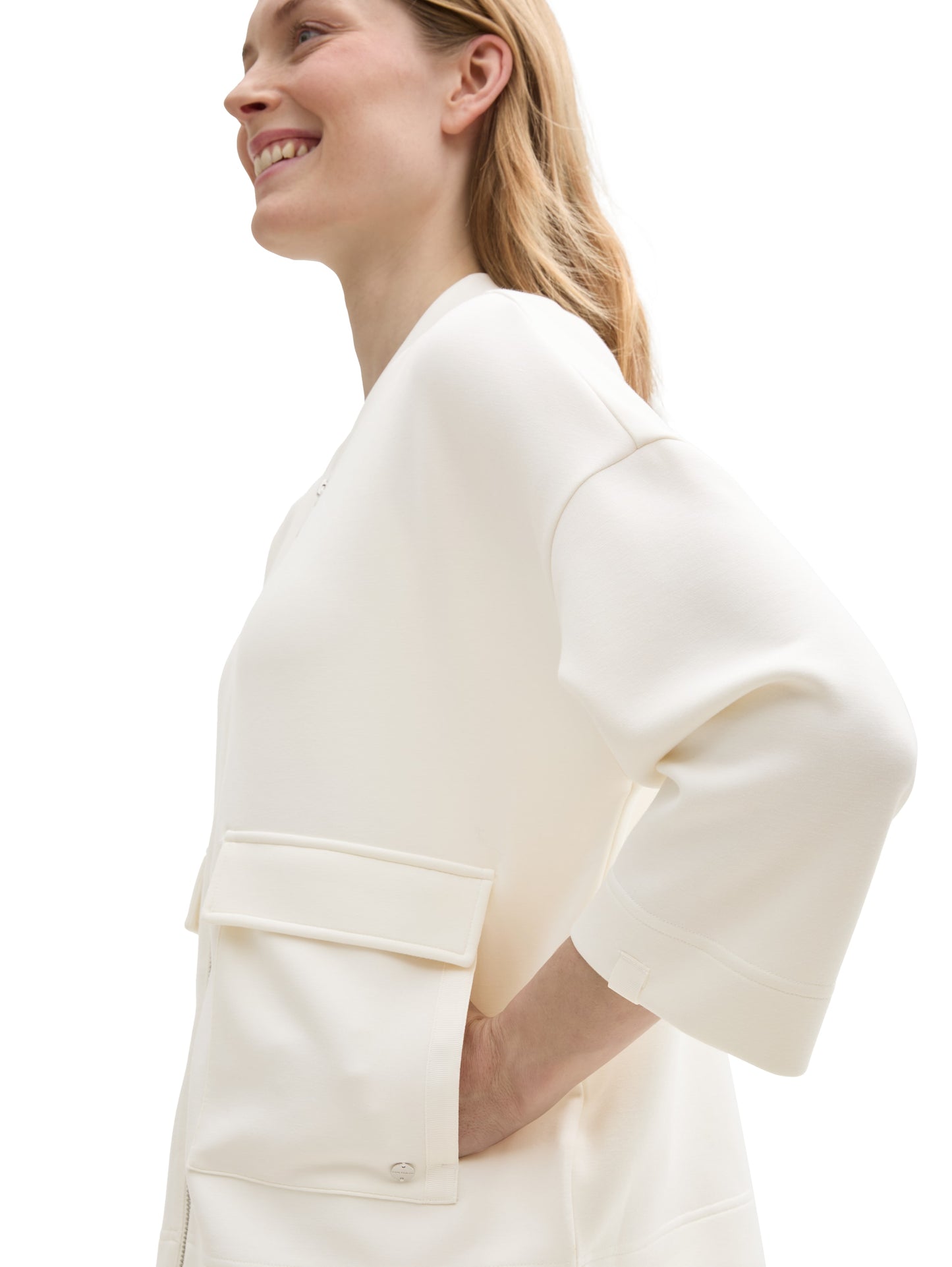 Sweatjacke aus Scuba