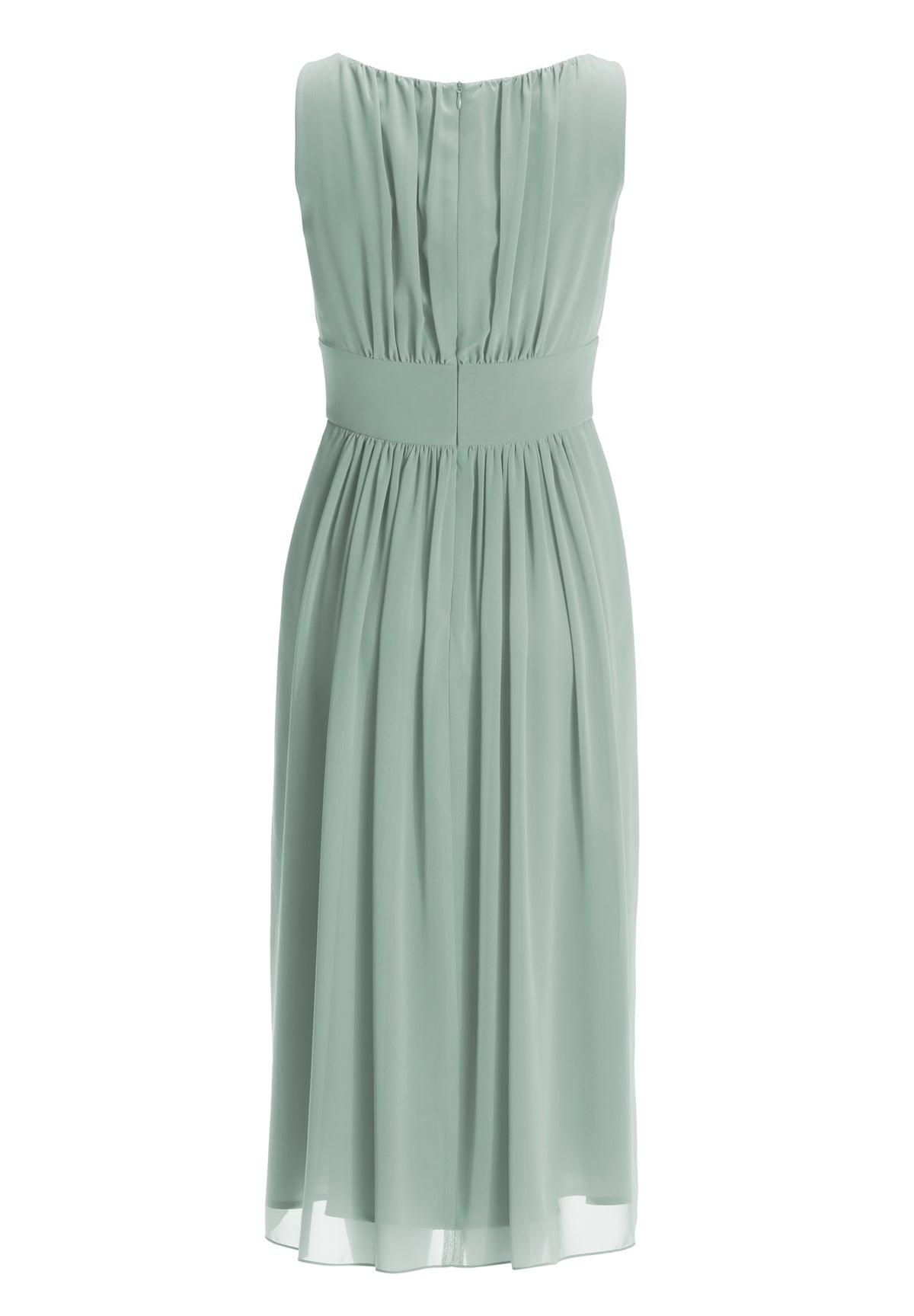 Chiffonkleid mit Taillenpasse