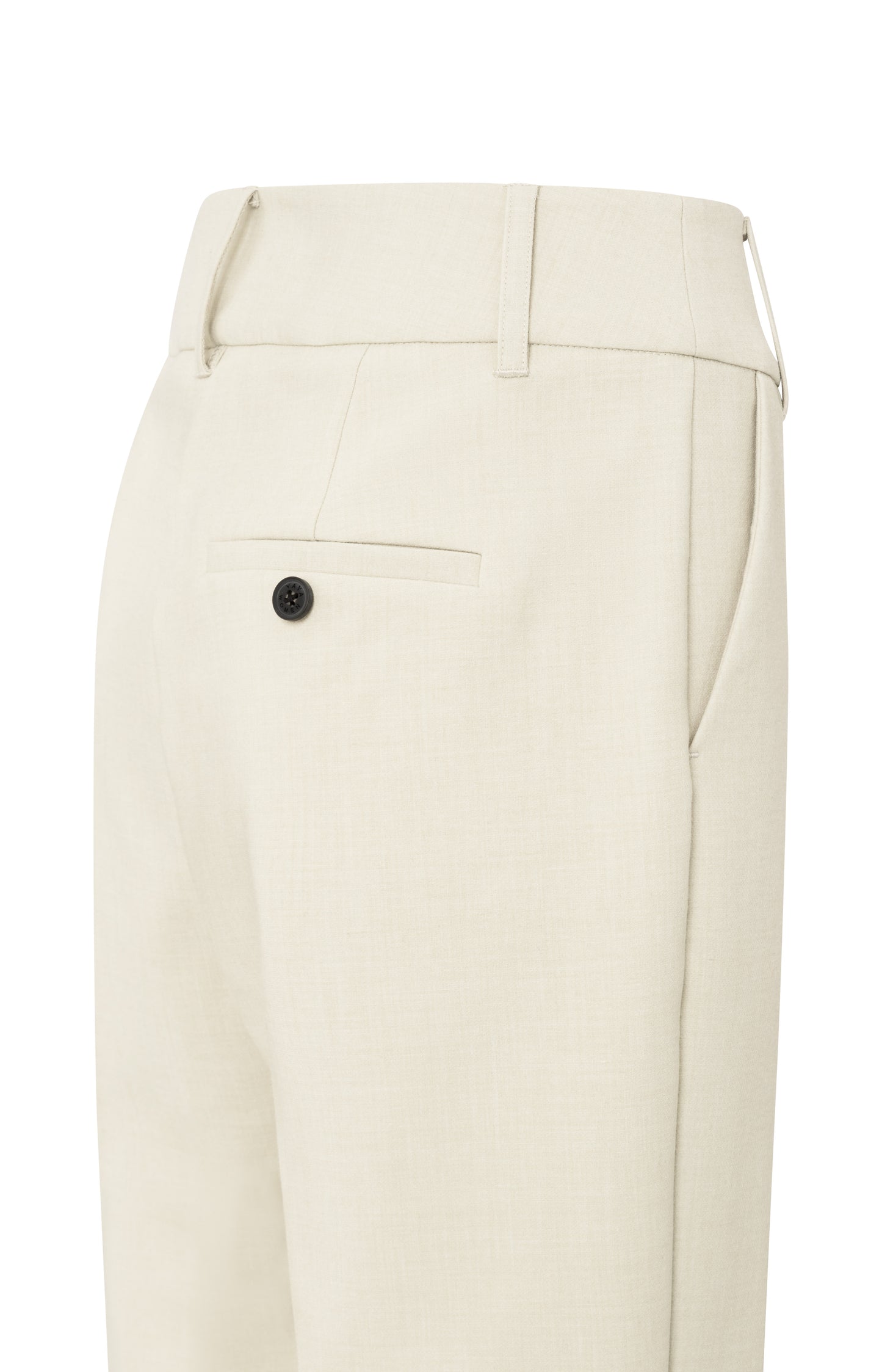 Hose mit schickem Bund, CLOUD GREY MELANGE