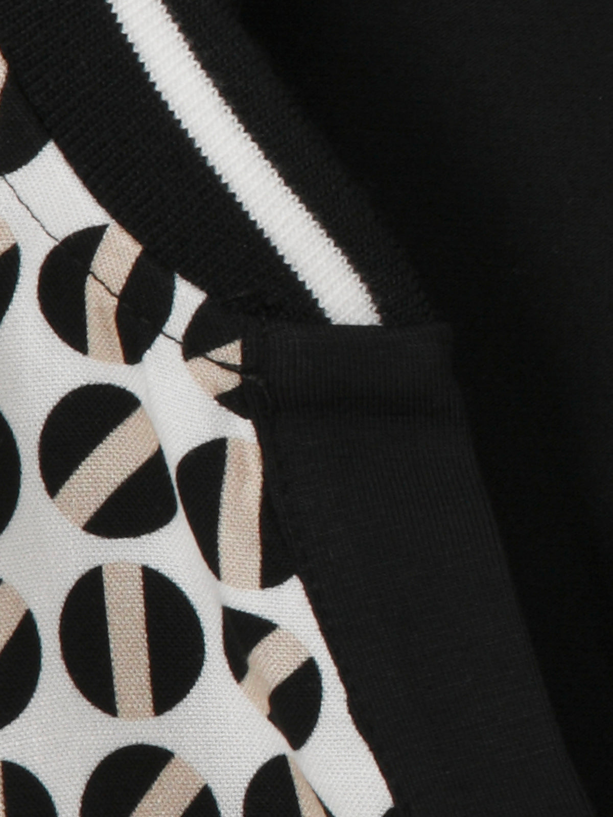 Bluse V-Ausschnitt ohne Arm Druck